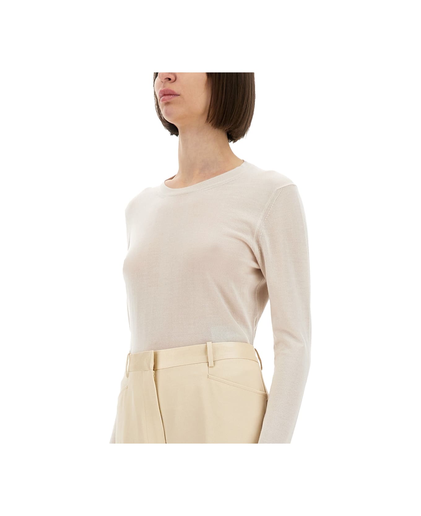 Tom Ford Cashmere And Silk Sweater - IVORY