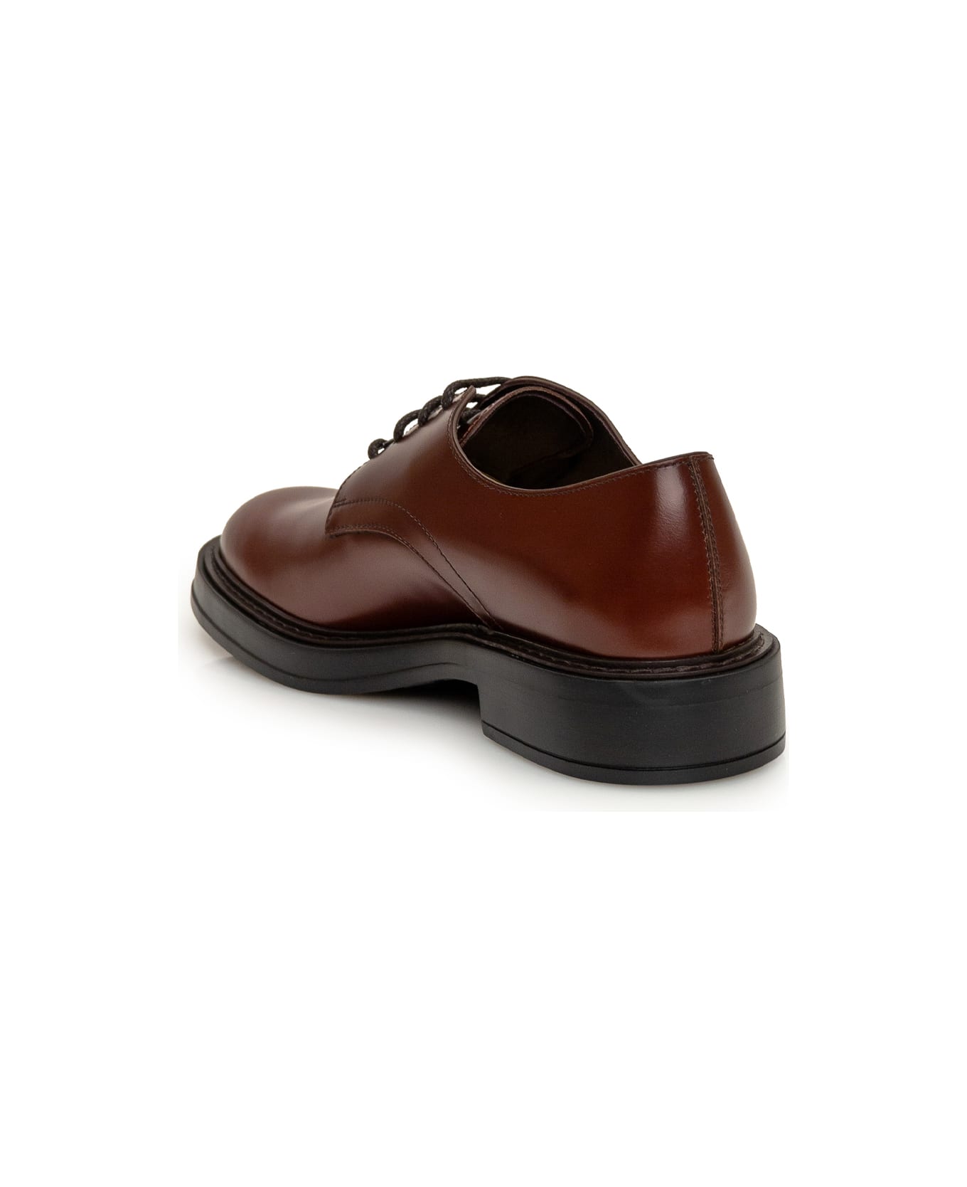 Tod's Leather Lace Up Shoes - BROWN