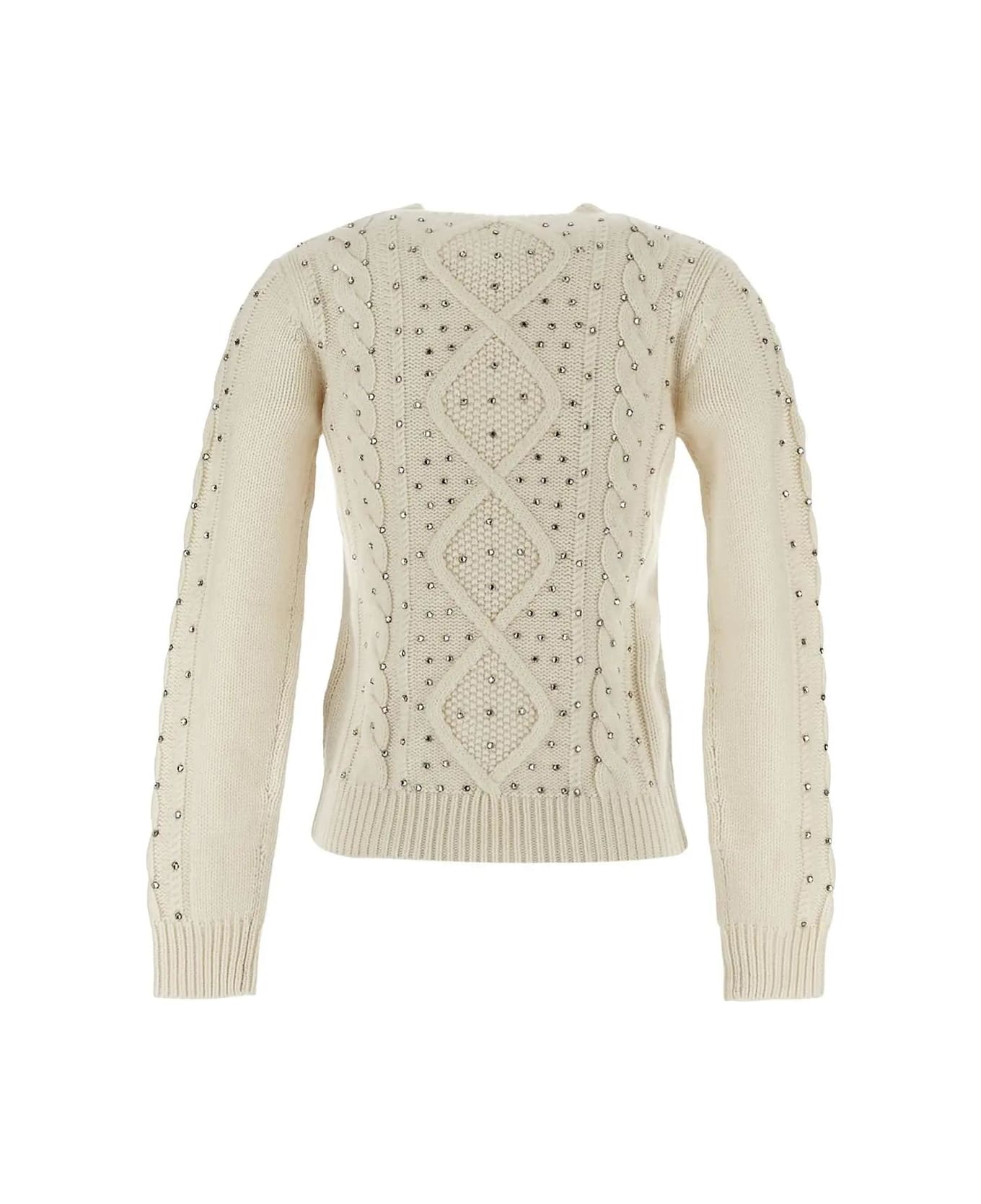 Max Mara Onde Knit - white