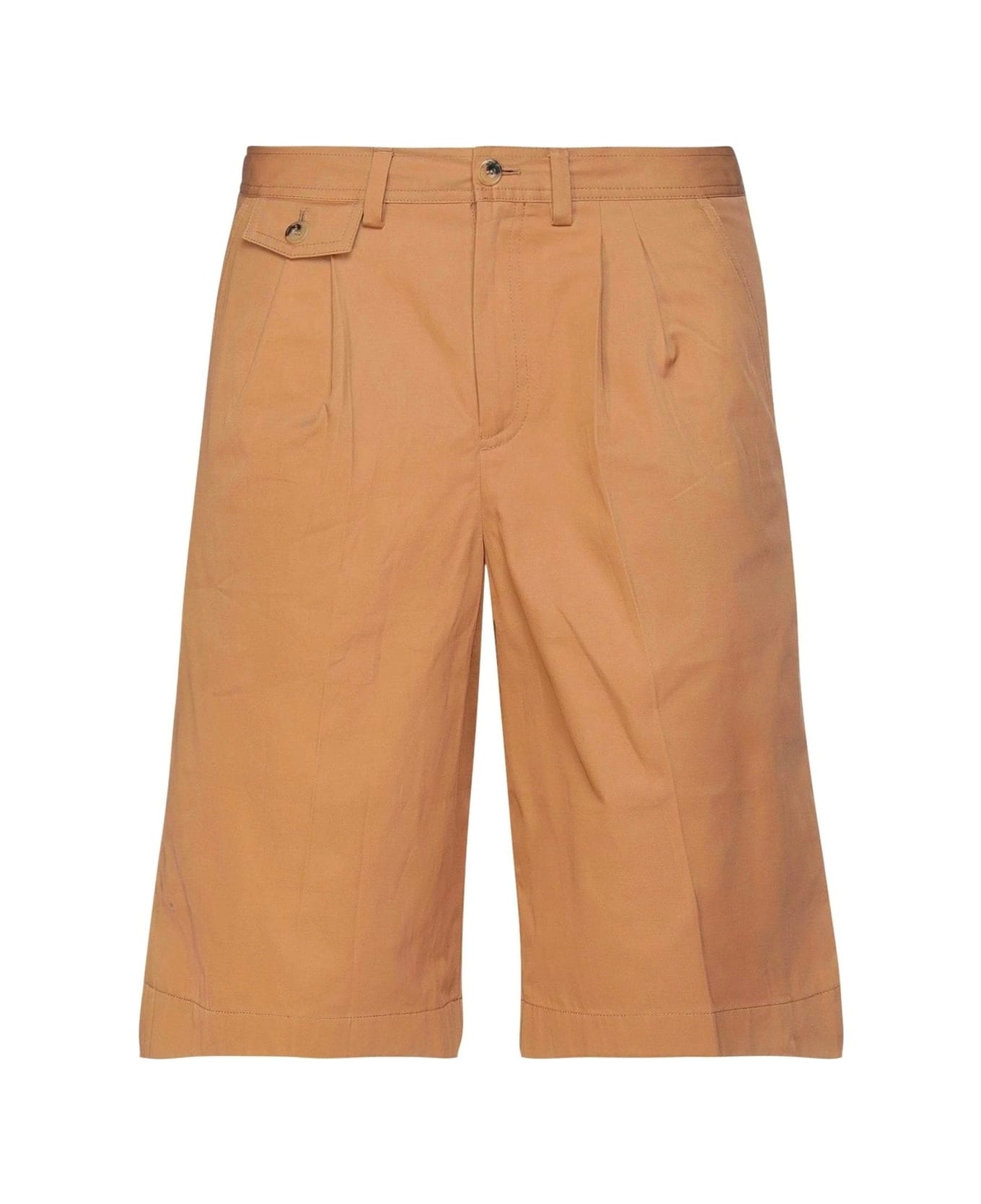 Burberry Cotton Shorts - Brown