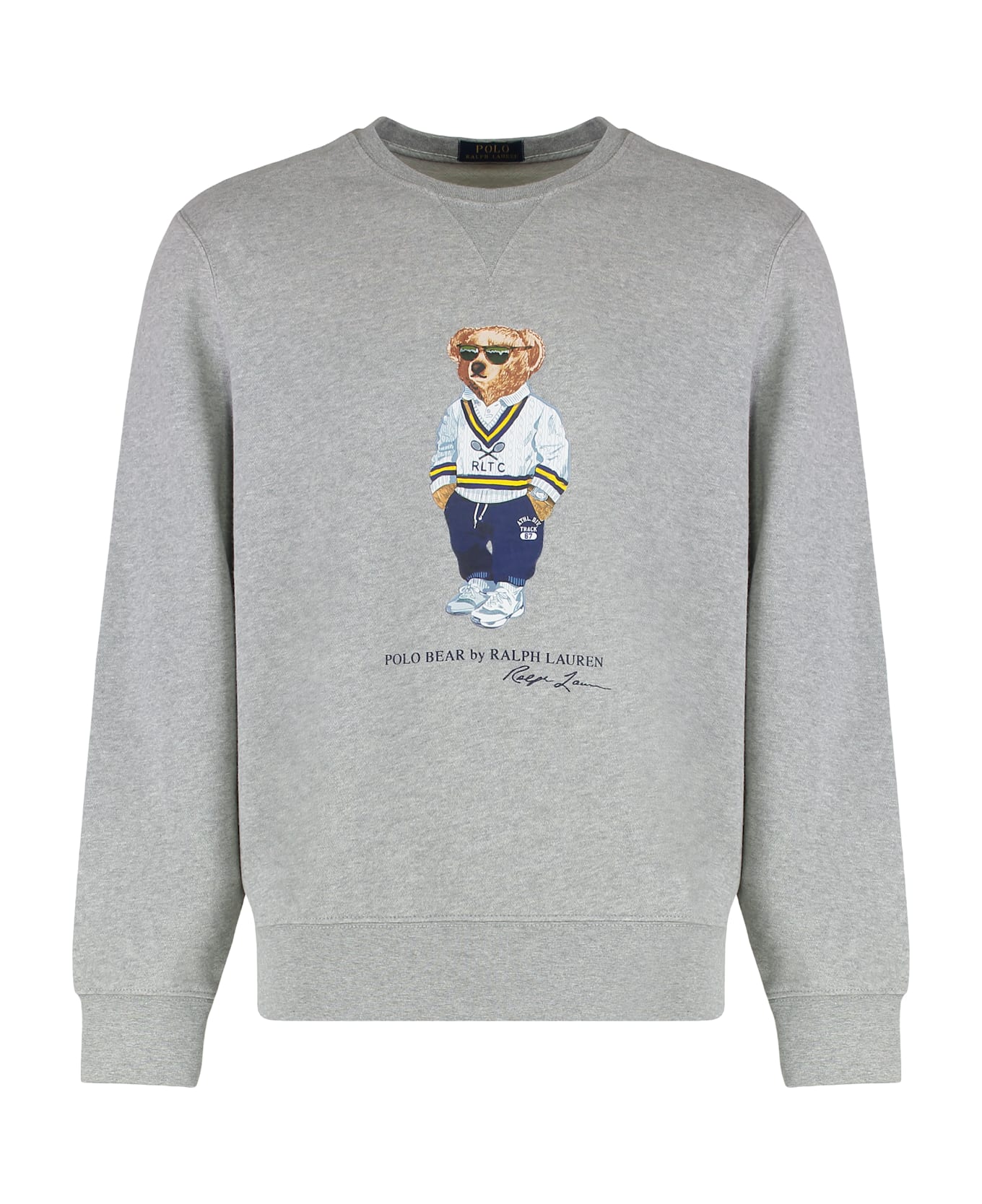 Polo Ralph Lauren Crewneck Sweatshirt With Logo Print - grey