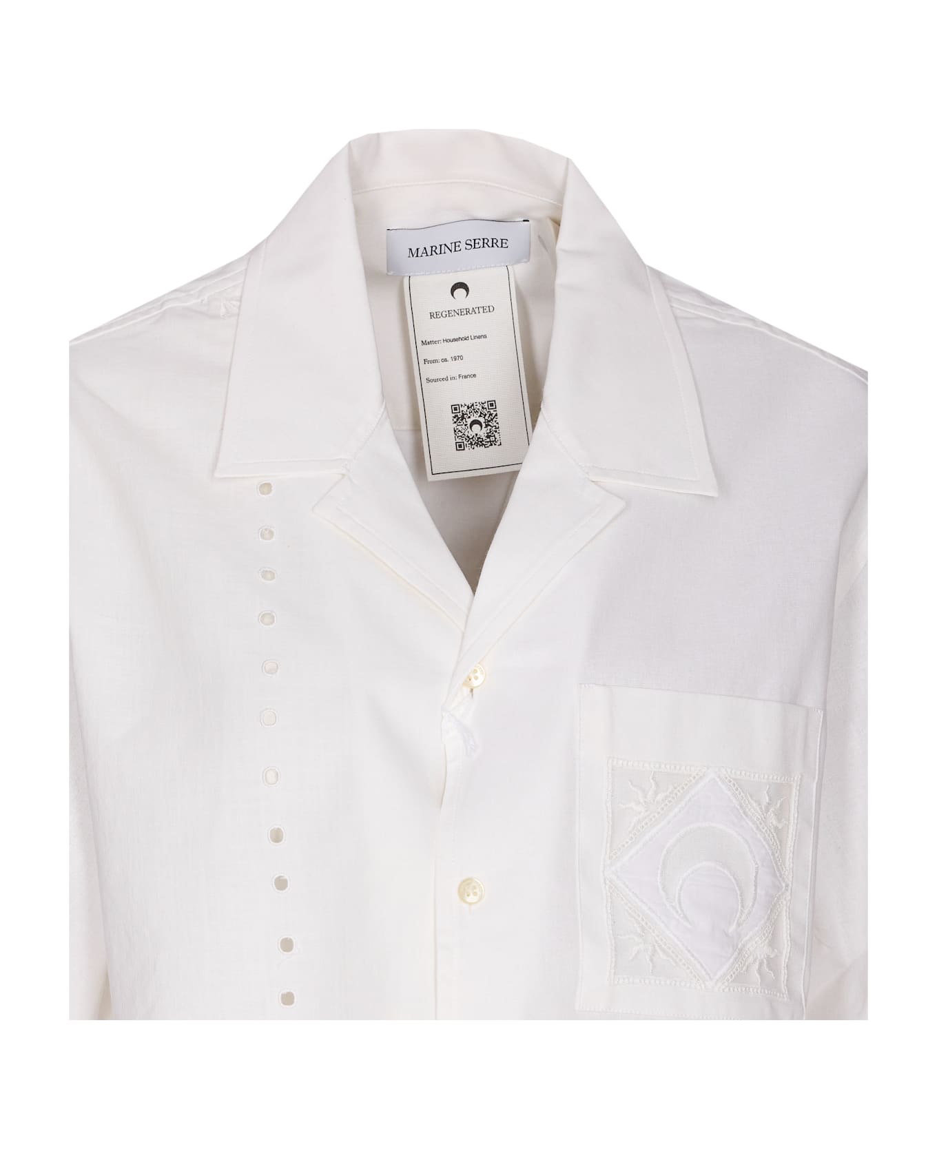 Marine Serre Regenerated Household Shirt - White