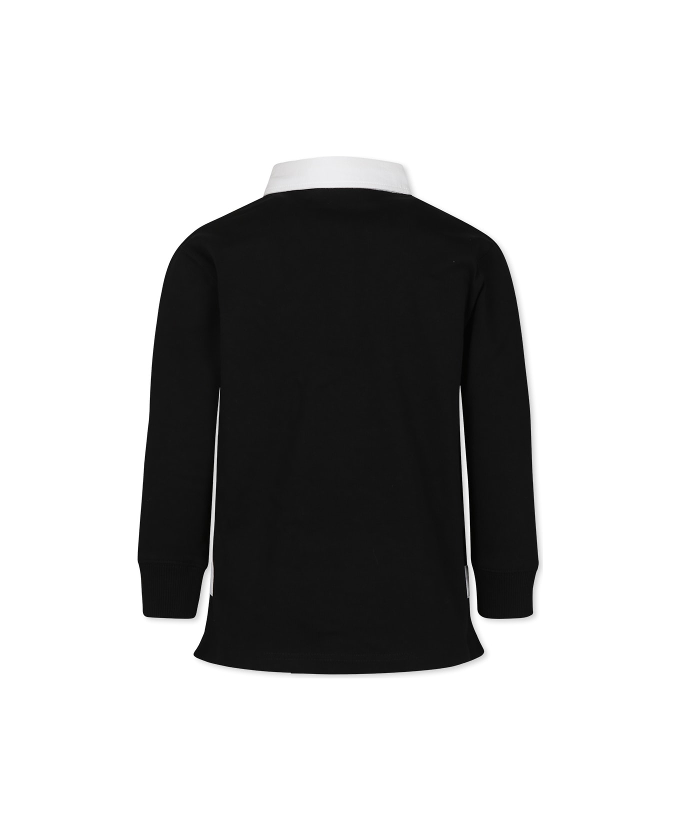 Givenchy Black Polo For Boy With Logo - Black