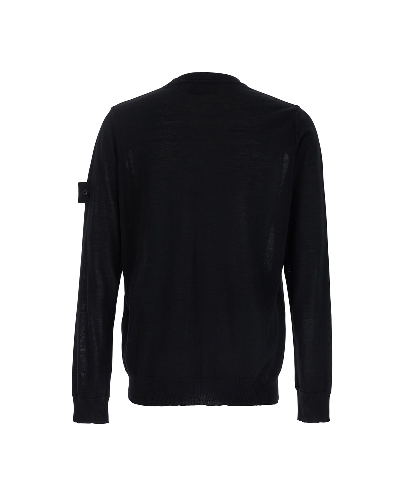 Stone Island Merinos Girocollo - Black