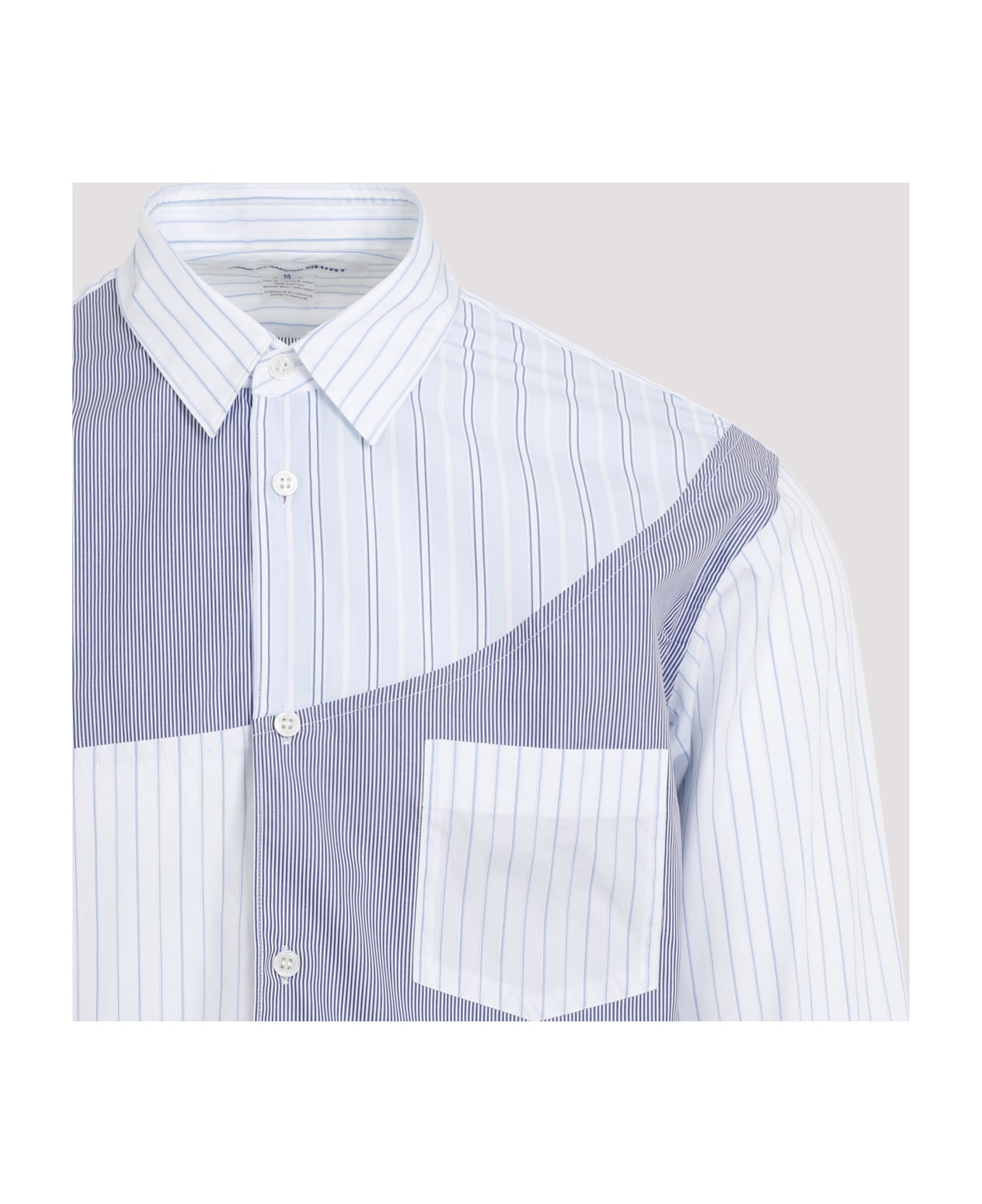 Comme des Garçons Shirt Poplin Shirt - Stripe Print