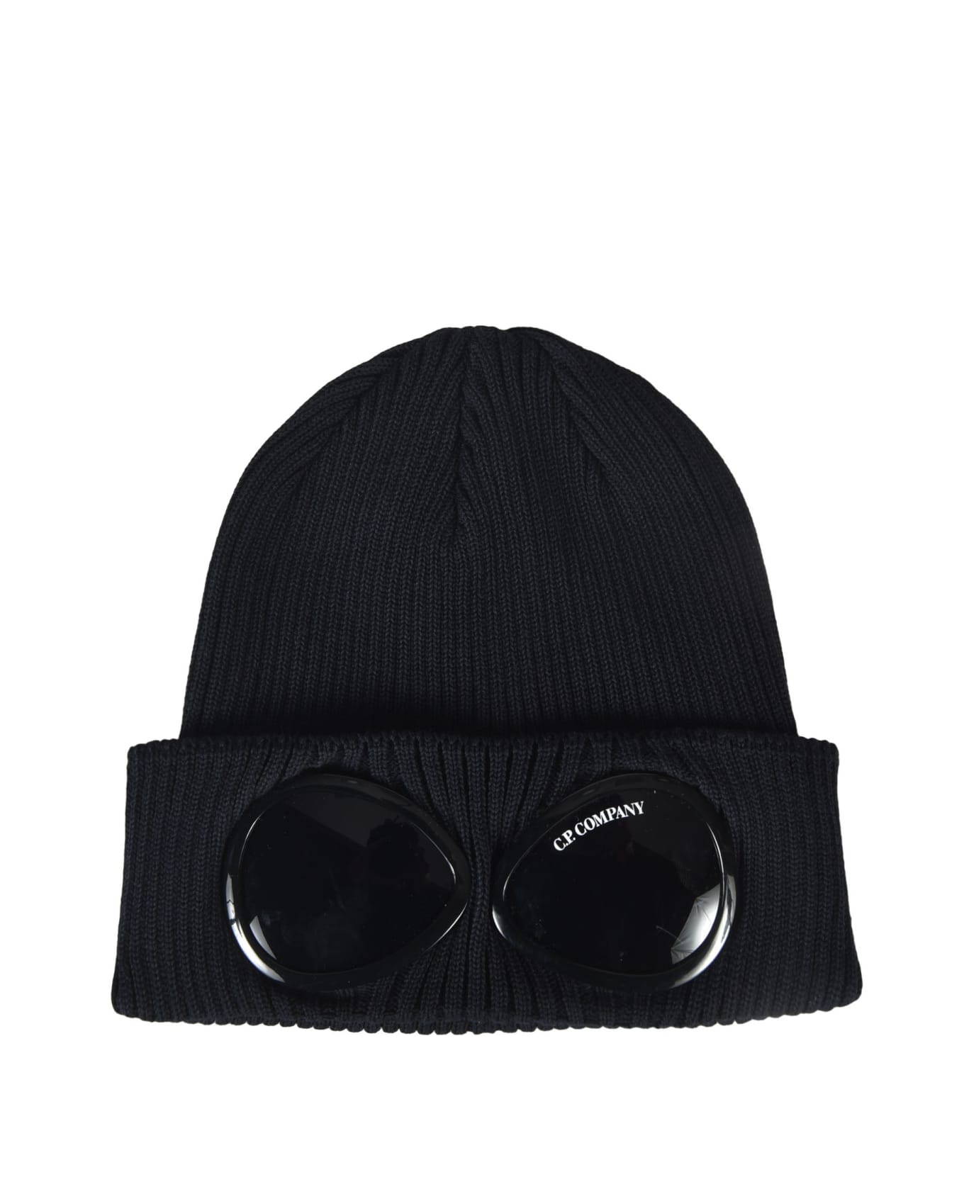 C.P. Company Goggles Knit Beanie - Total Eclipse 帽子