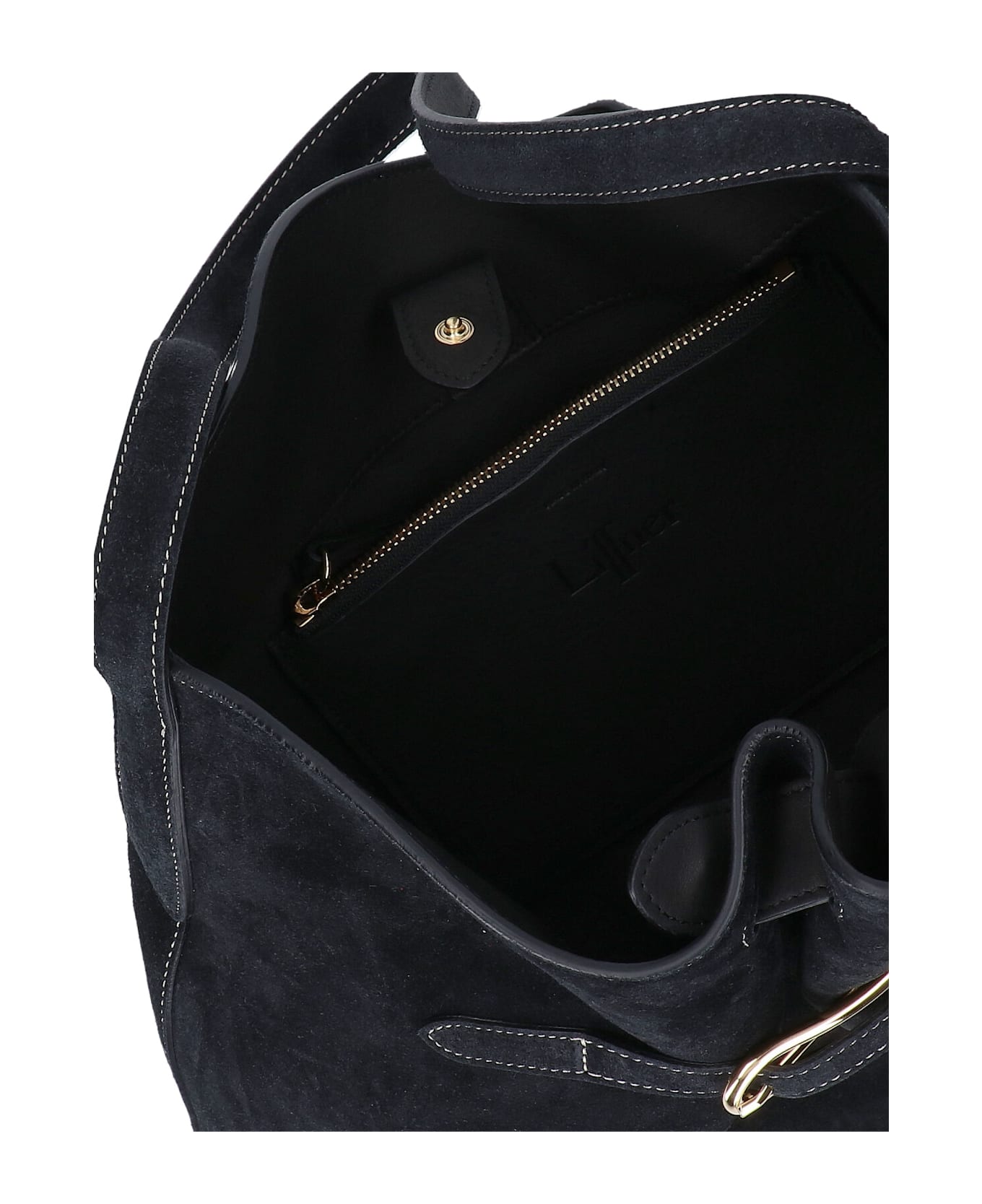 Little Liffner 
belted Bag
 Large Bucket Bag - Black  