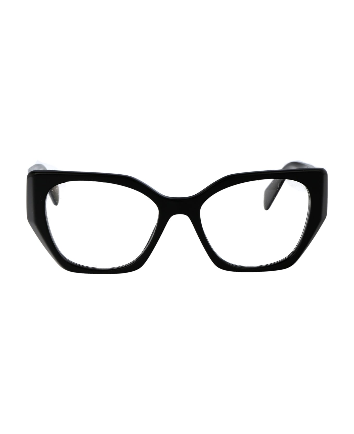 Prada Eyewear 0pr 18wv Glasses - 1AB1O1 BLACK アイウェア