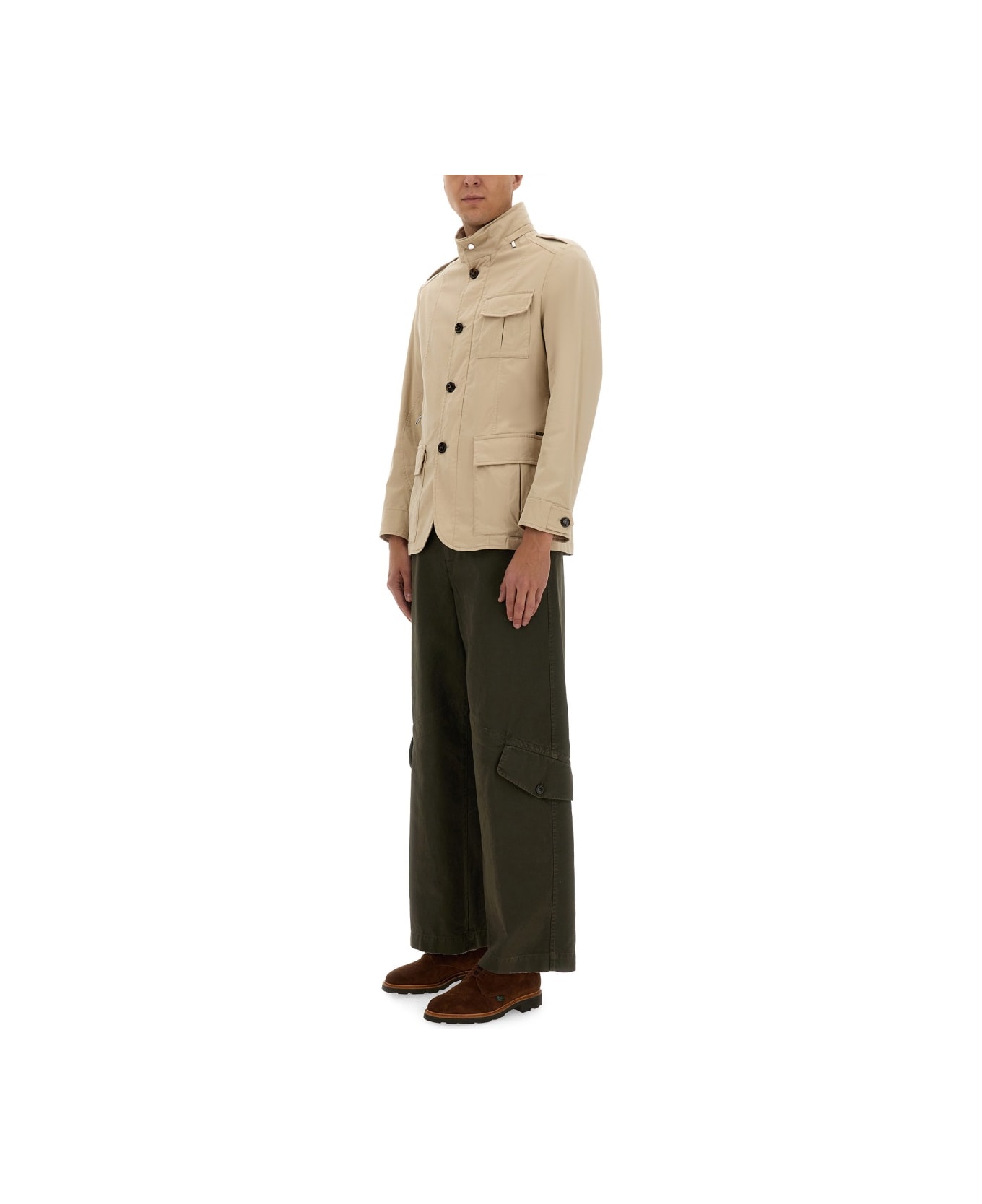 Moorer 
port-sac
 Jacket - Beige