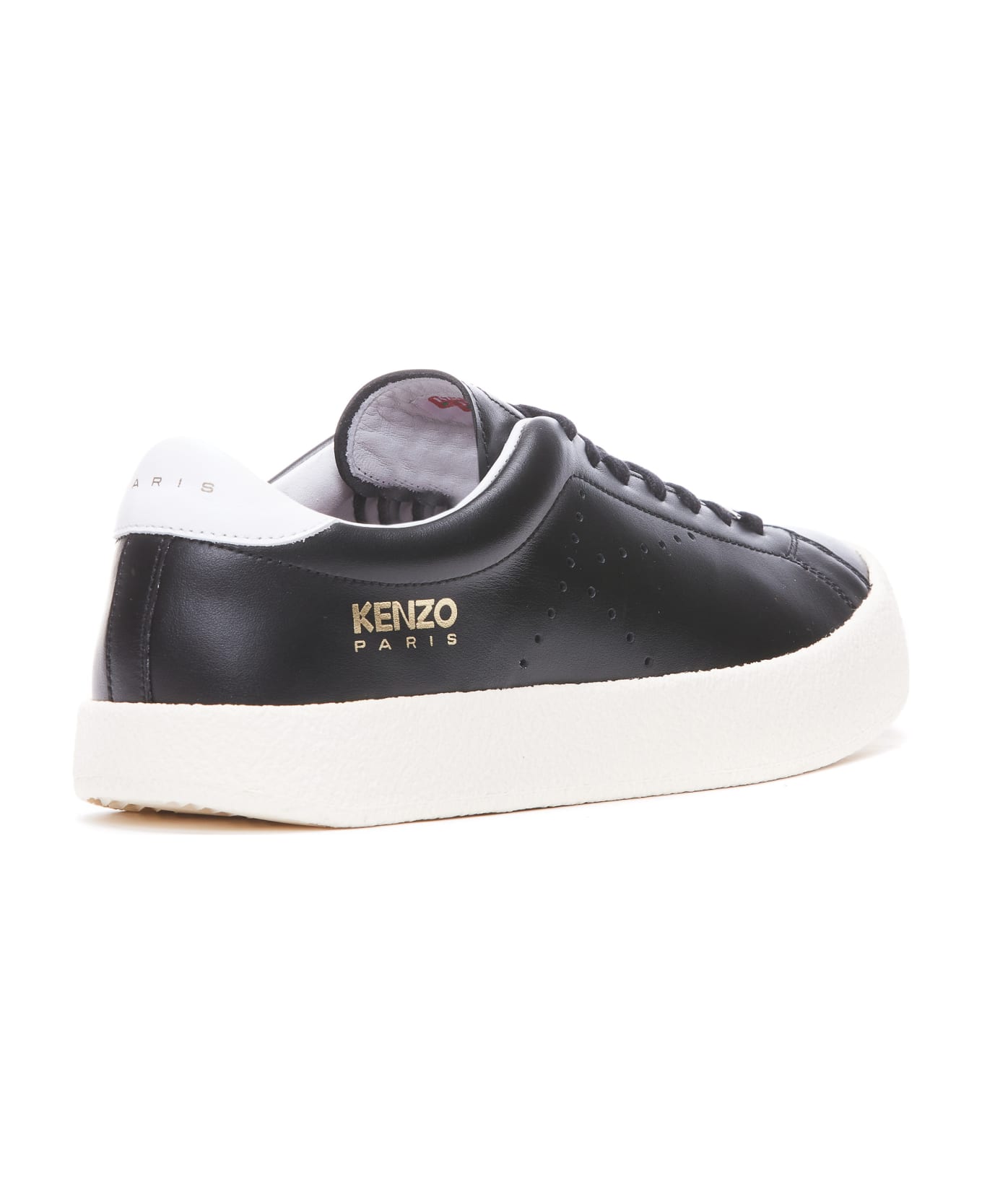 Kenzo Leather Sneakers - Black