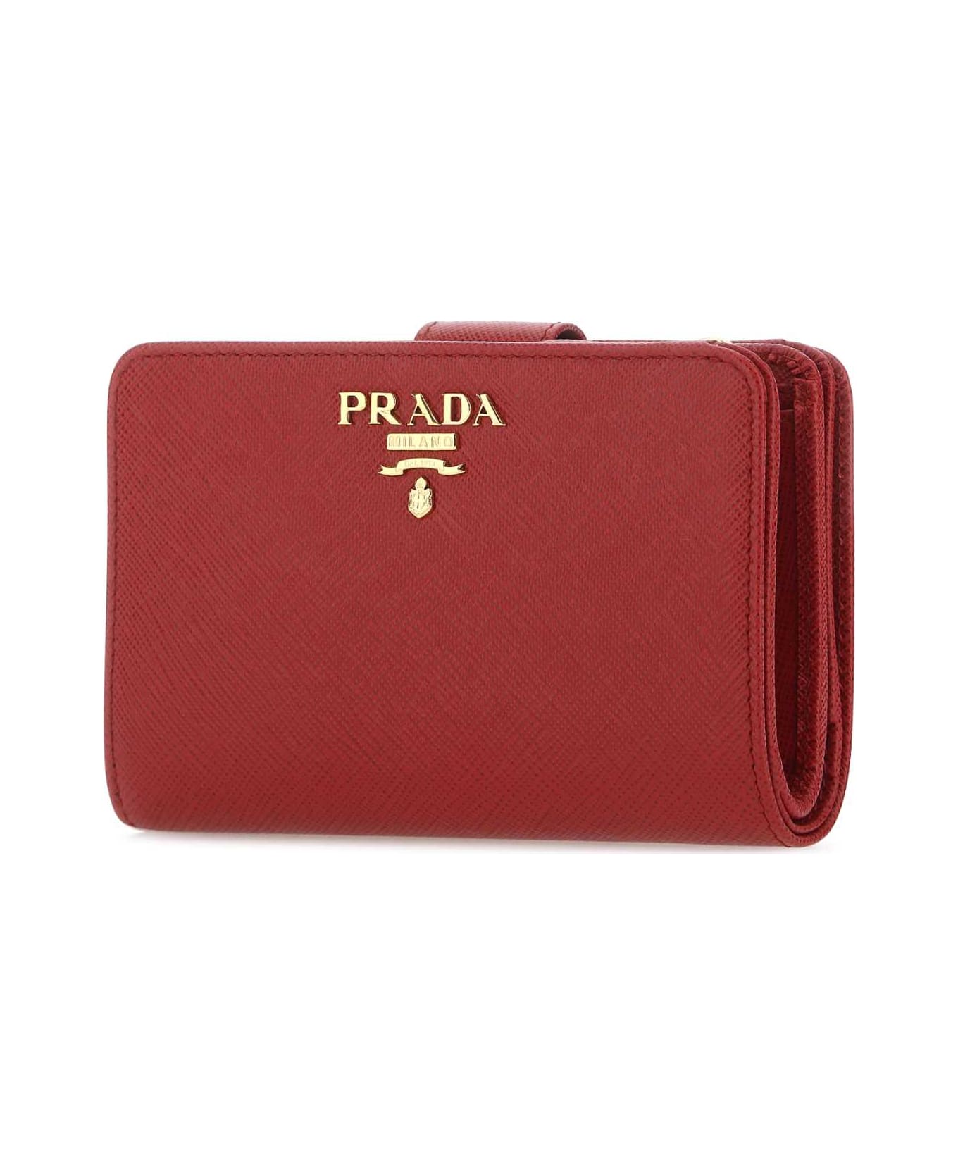 Prada Red Leather Wallet - F068Z