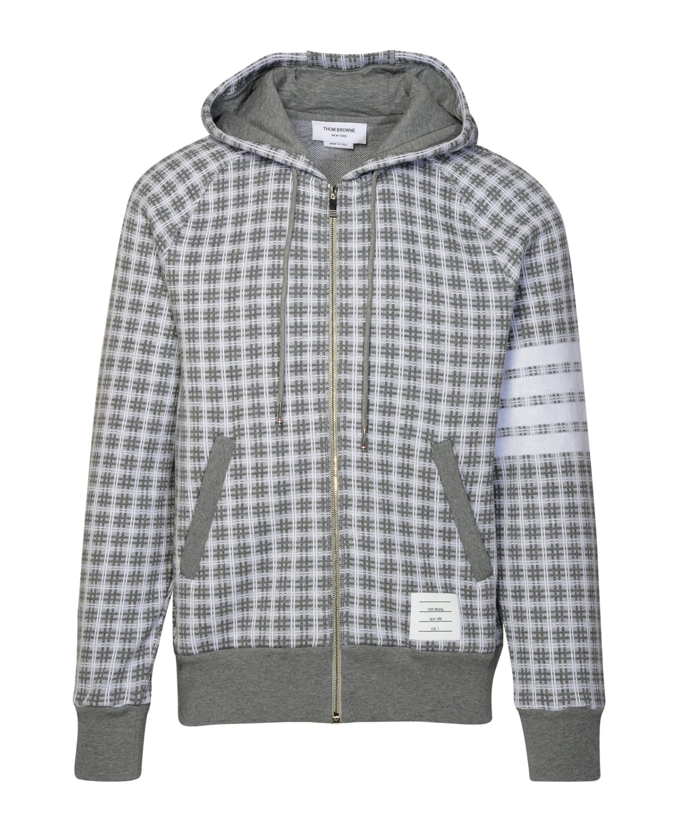 Thom Browne Gray Cotton Sweatshirt - Grey ニットウェア