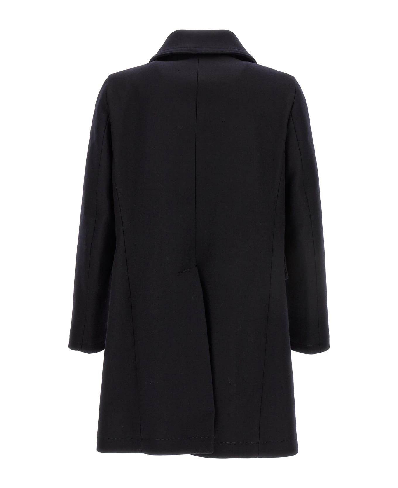 Dsquared2 Double Breasted Wool Coat - Blue