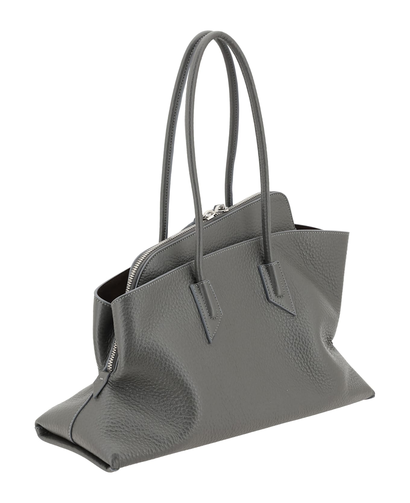 The Attico La Passeggiata Shoulder Bag - Grey