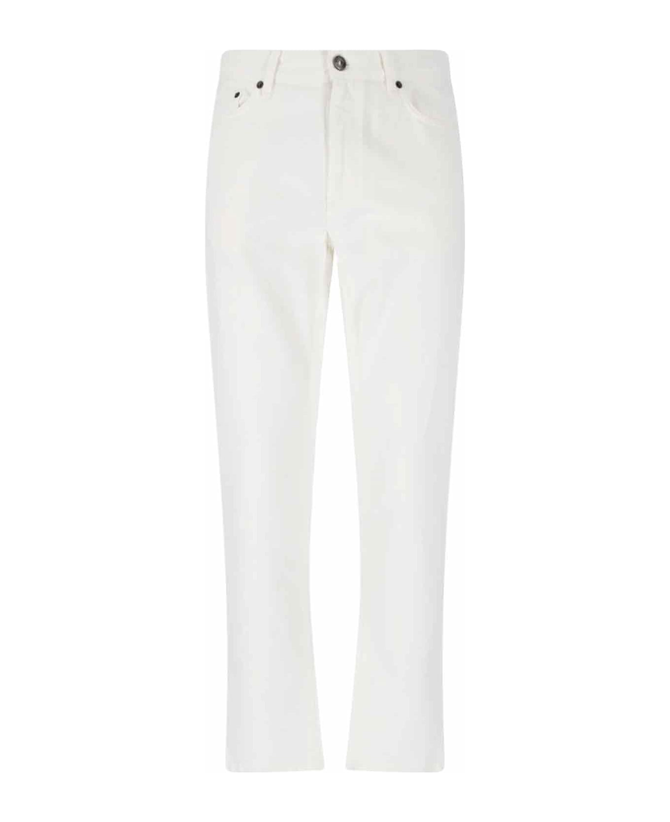 Zegna Straight Jeans - White