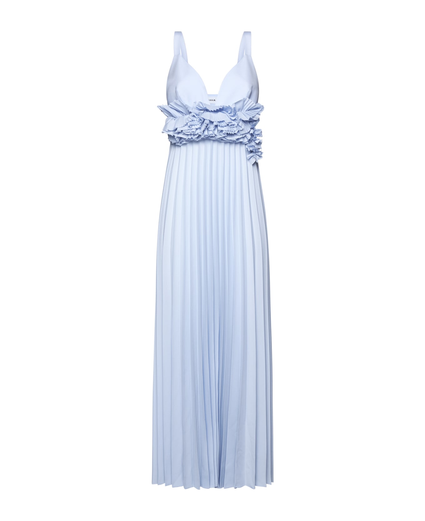 Parosh Dress - Azzurro polvere