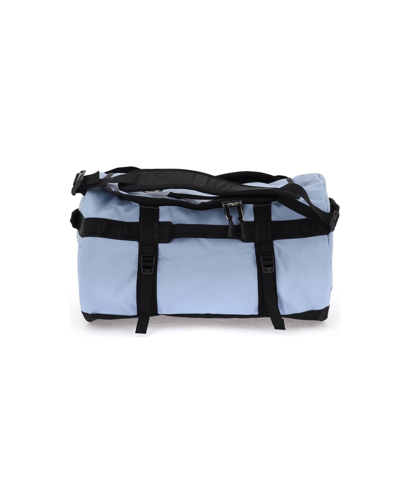 The North Face Small Base Camp Duffel Bag - STEEL BLUE TNF BLACK (Light blue) トラベルバッグ