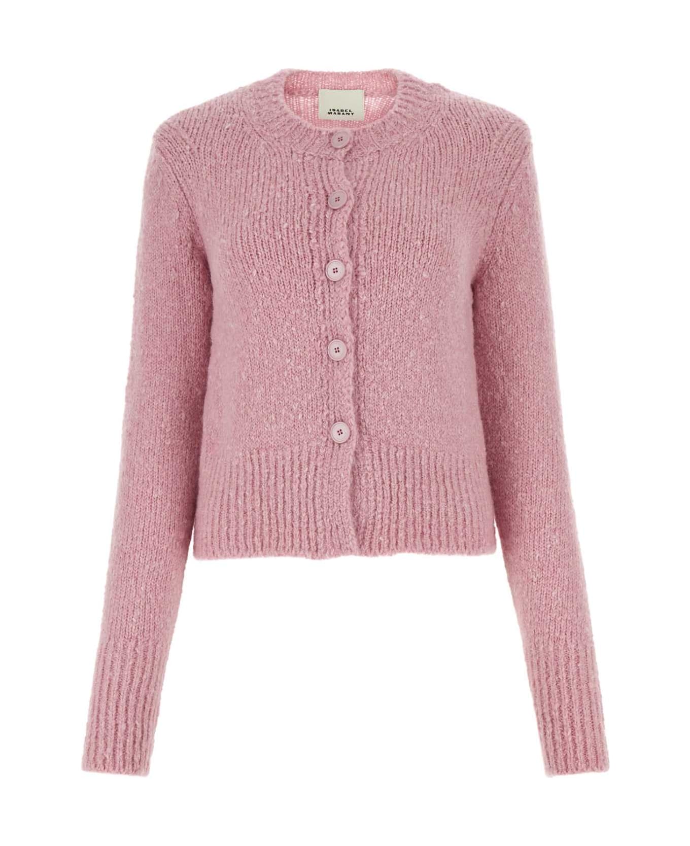 Isabel Marant Pink Alpaca Blend Kathlen Cadigan - LIGHTPINK