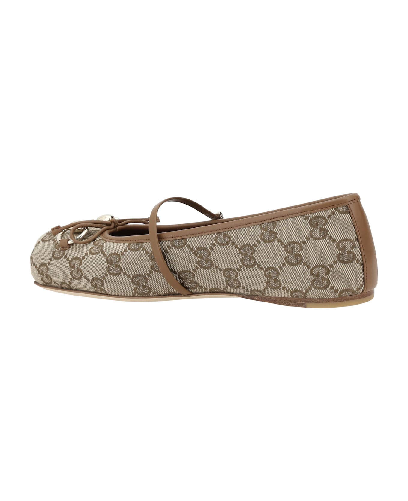 Gucci Gg Ballerinas - BEIGE