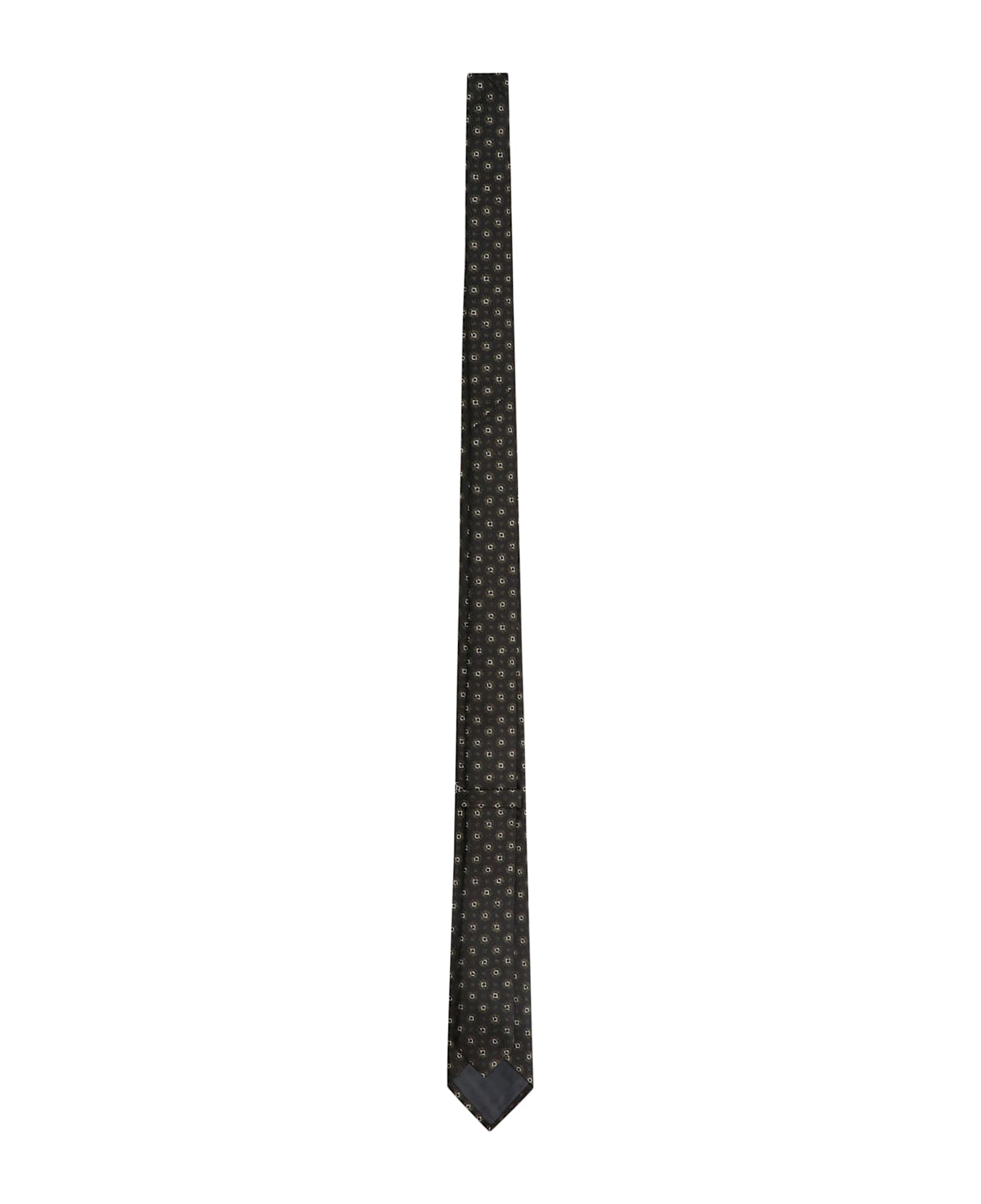 Zegna Jacquard Silk Tie - blue