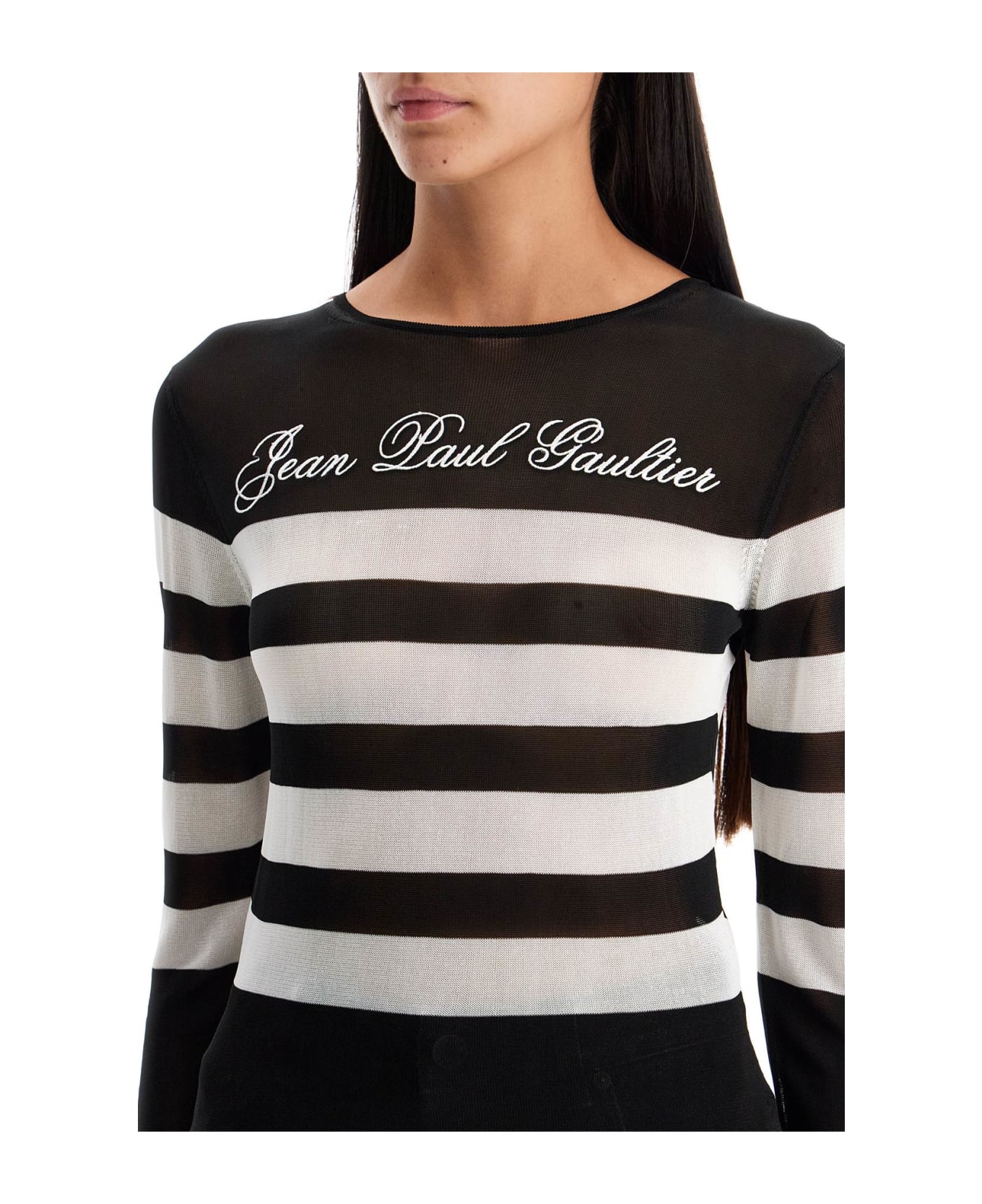 Jean Paul Gaultier Lightweight Signature Striped Sailor - BLACK/WHITE (Black)