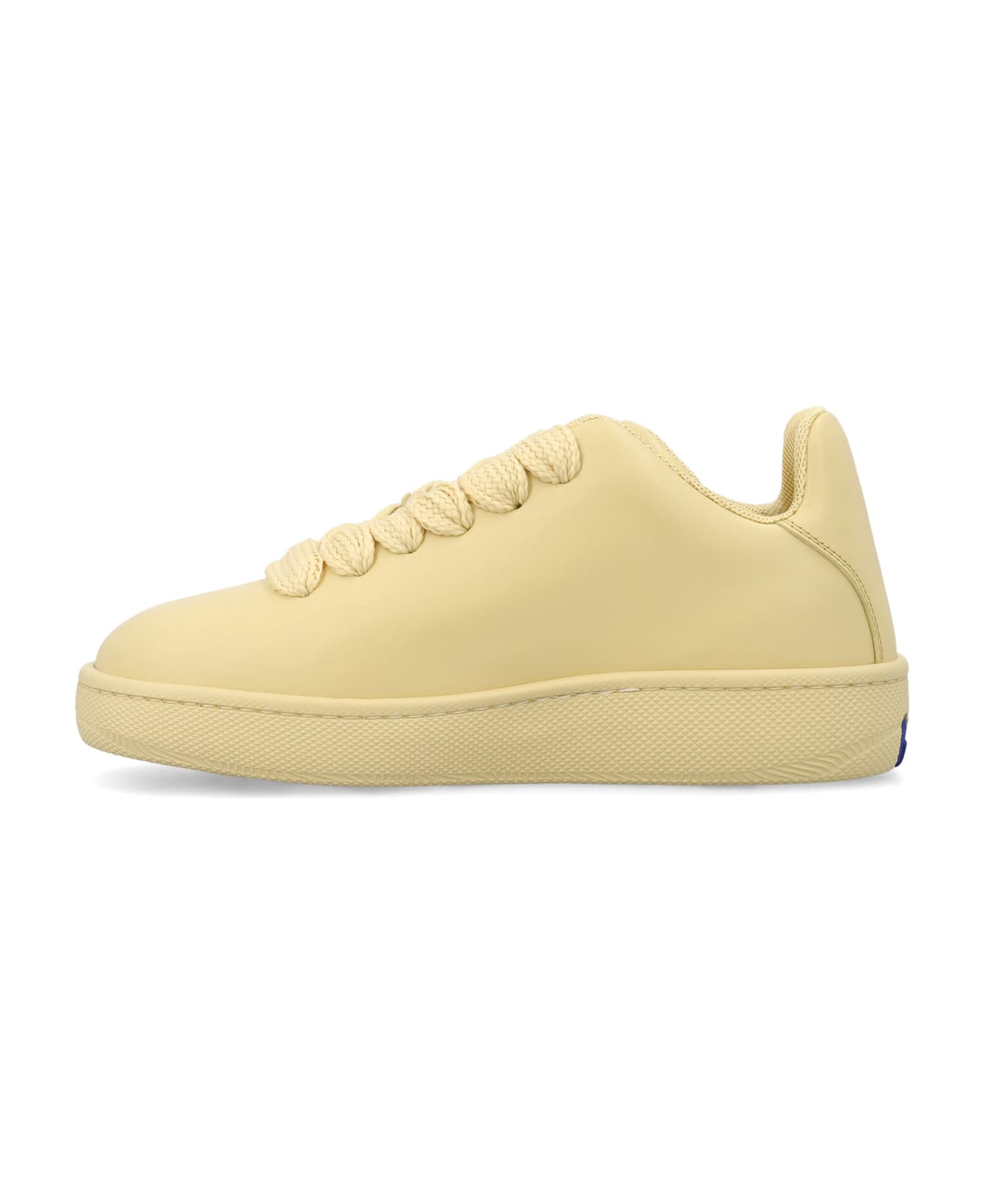 Burberry London Leather Box Sneakers - DAFFODIL