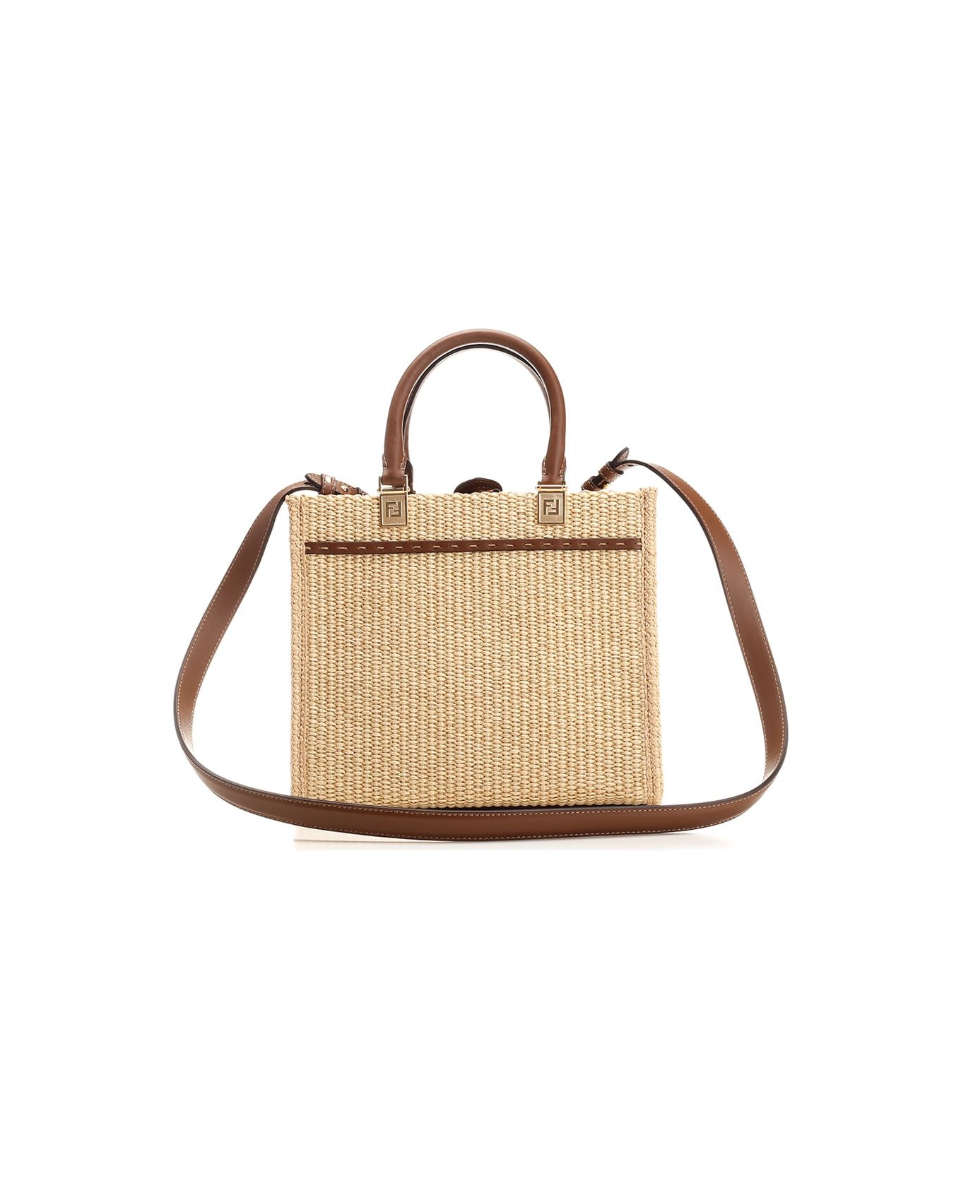 Fendi "sunshine" Small Shopper Bag - Beige