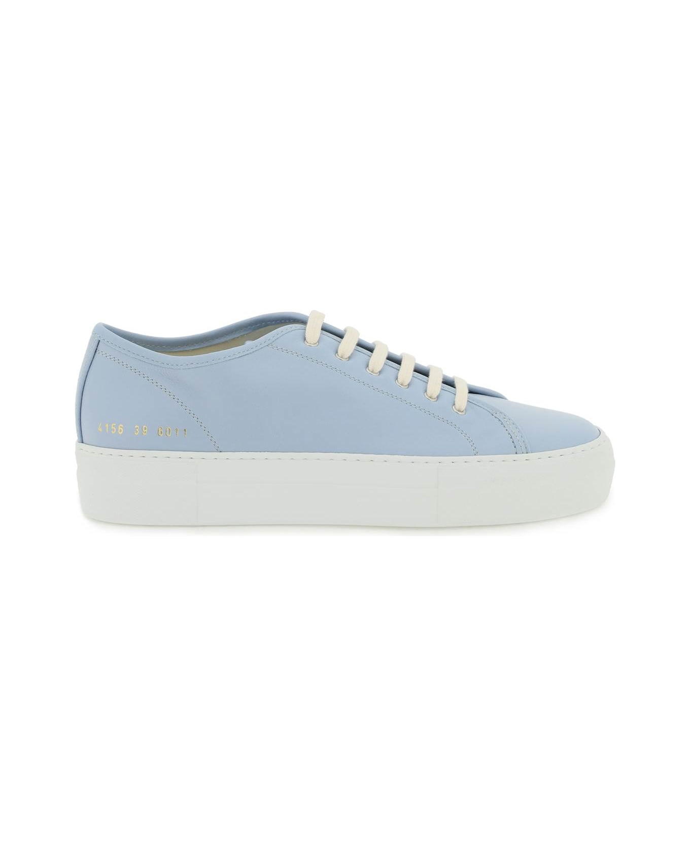 Common Projects Leather Tournament Low Super Sneakers - BABY BLUE (Light blue)