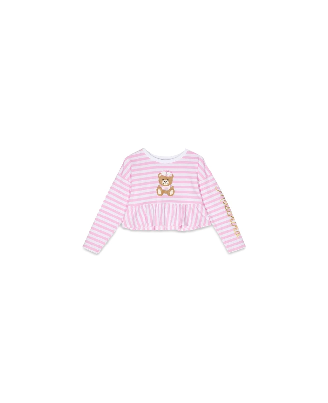 Moschino Ml Striped T-shirt - MULTICOLOUR