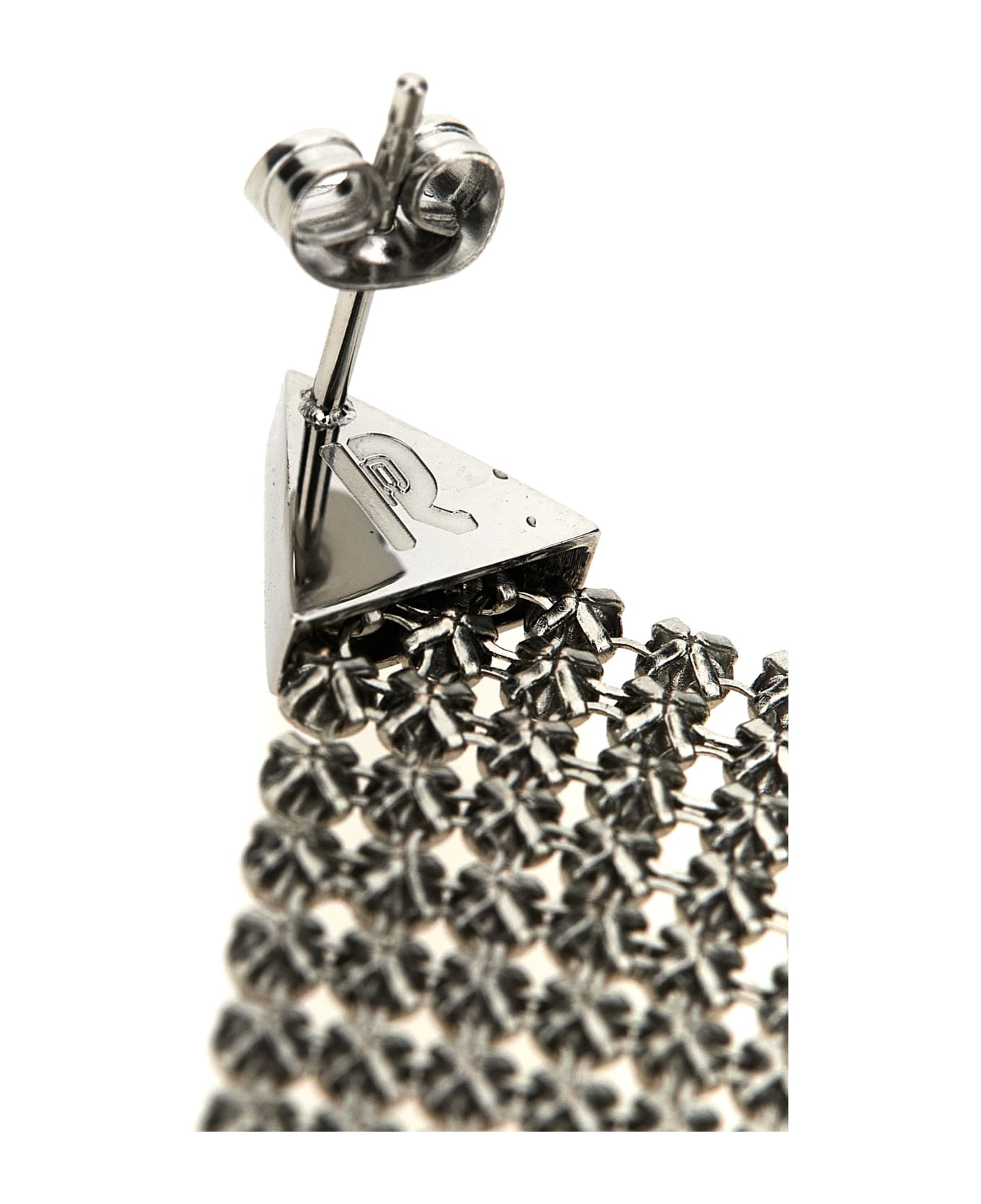 Paco Rabanne 'chainmail' Earrings - Silver ジュエリー
