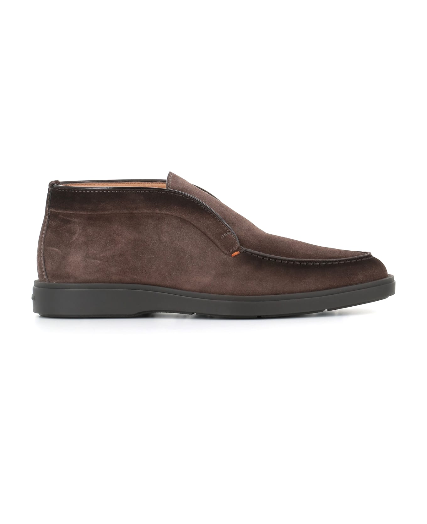 Santoni Suede Ankle Boots - Brown
