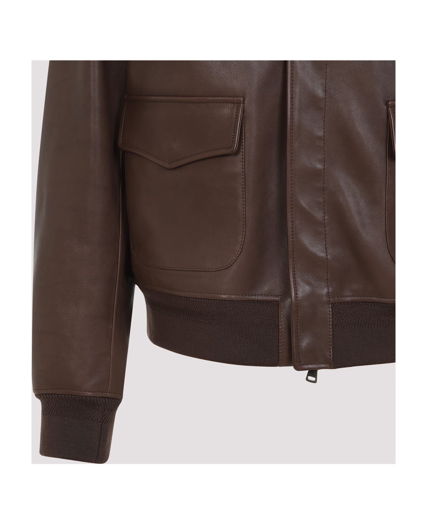 Ralph Lauren Patridge Bomber Jacket - Vintage Montecito Brown