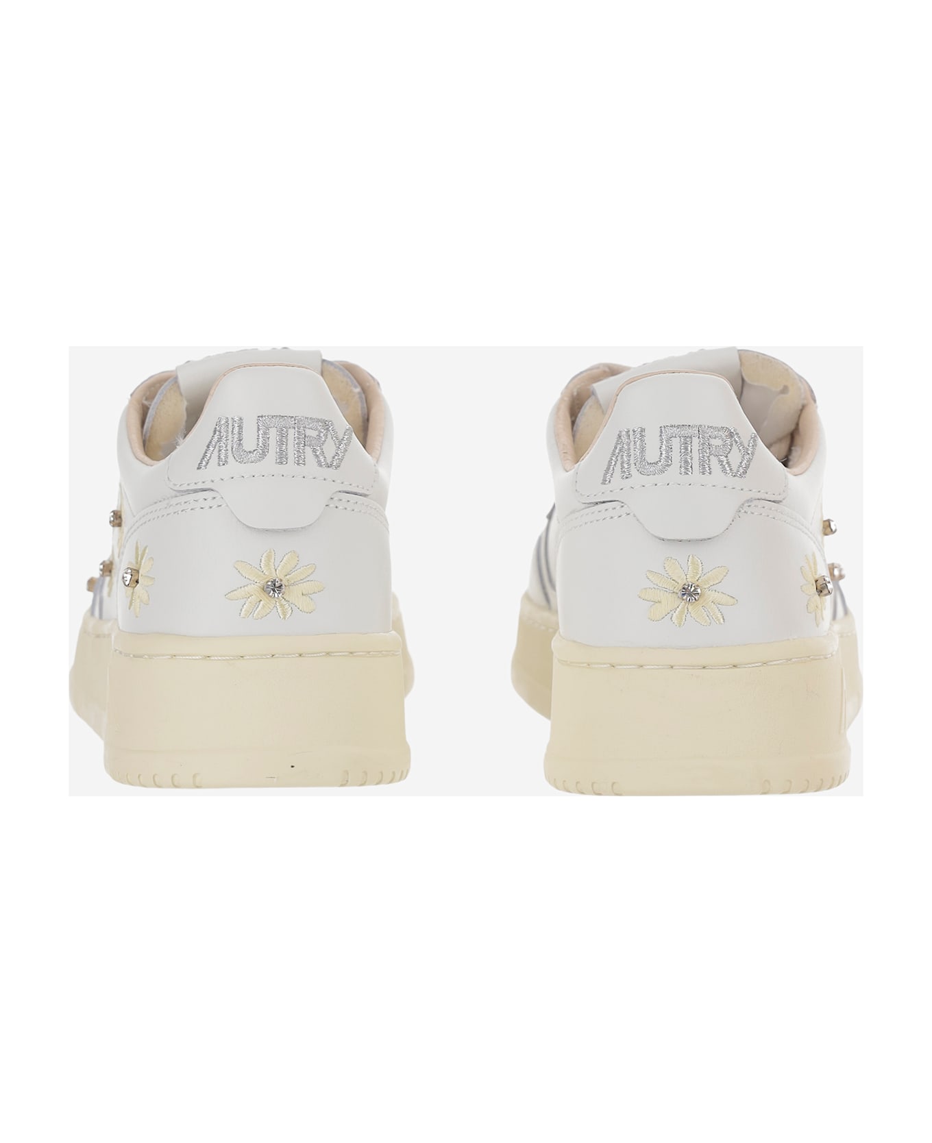 Autry Medalist Low Leather Sneakers - White