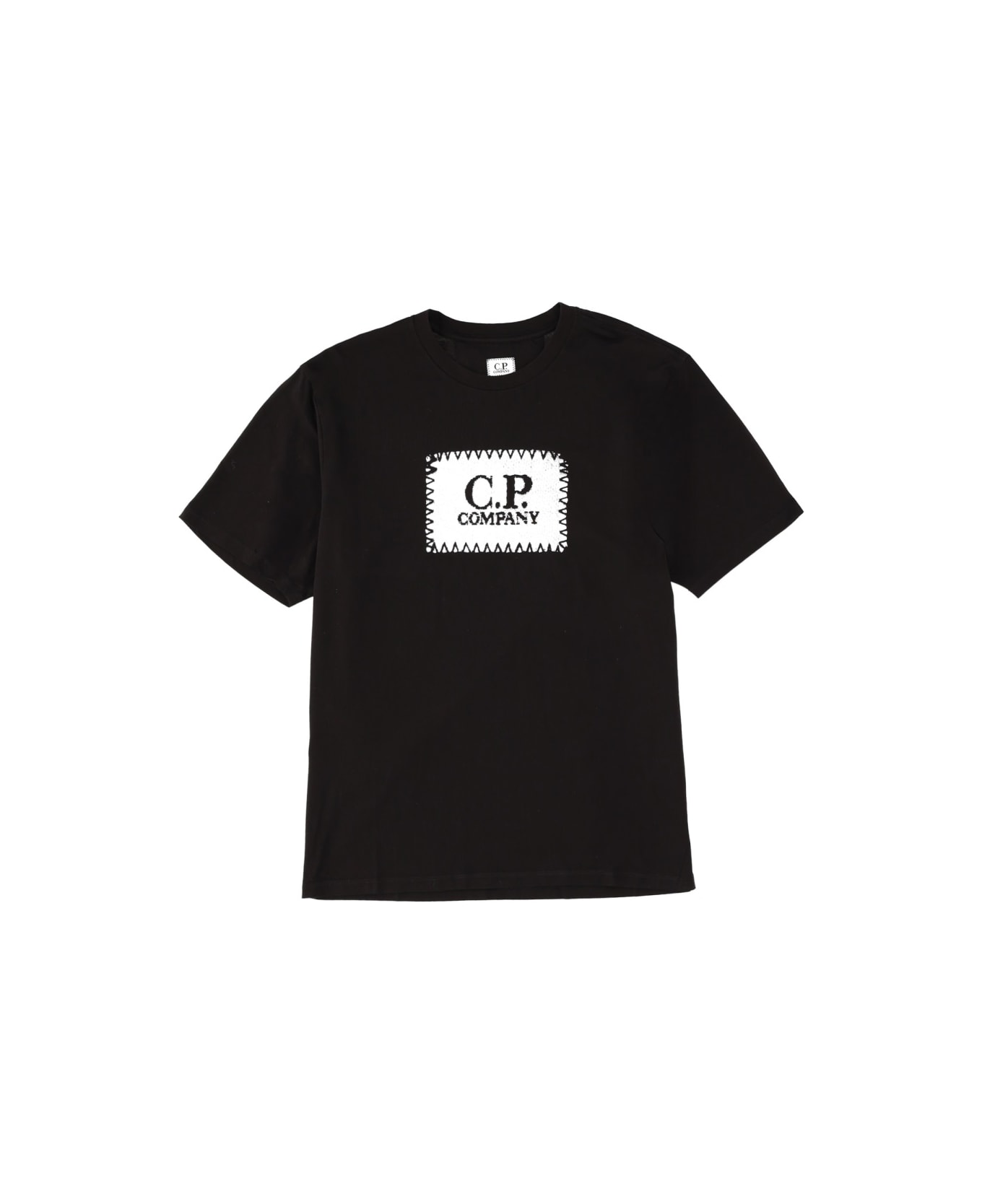 C.P. Company T-shirt With Logo - BLACK