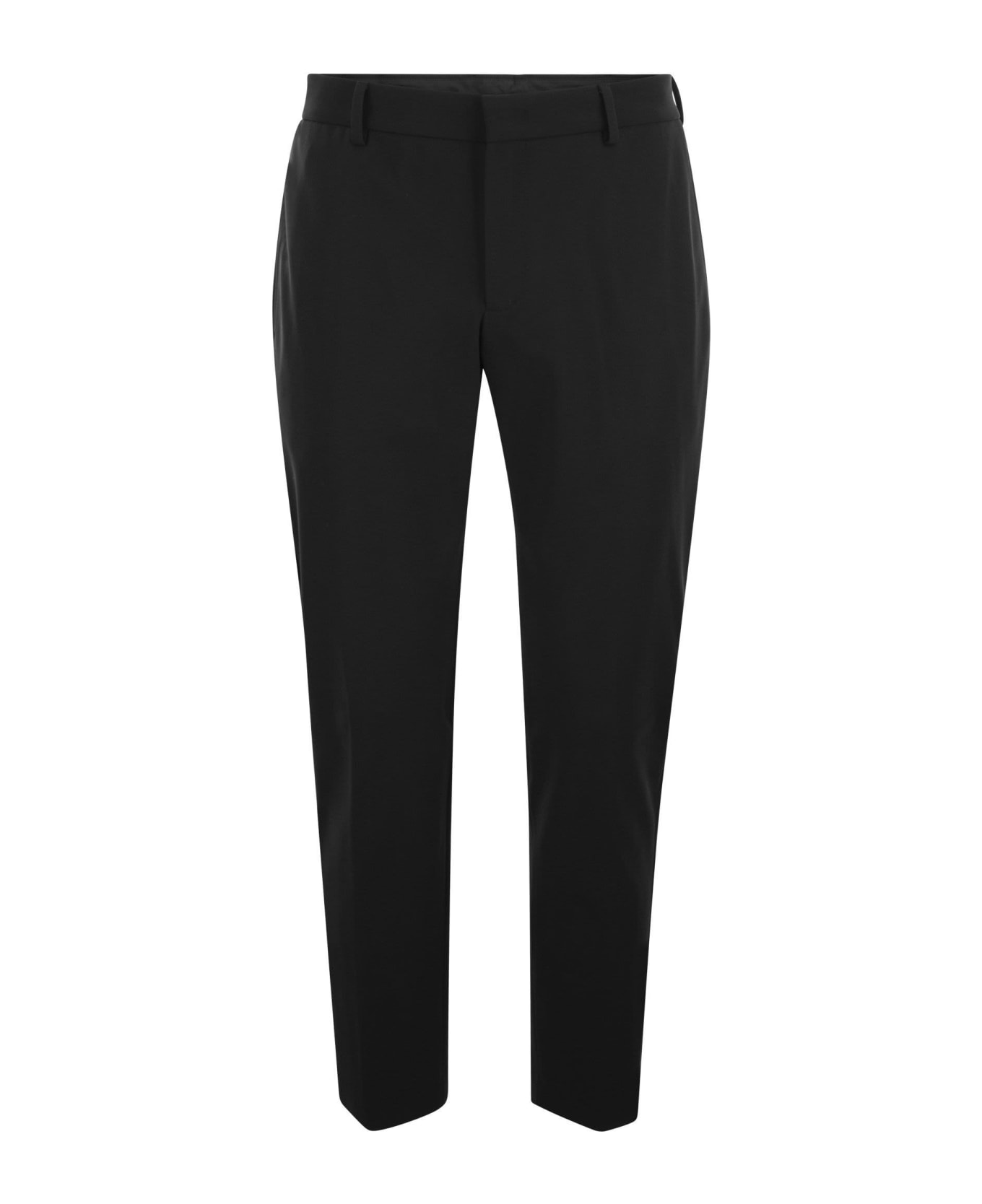 PT01 'epsilon' Trousers In Technical Fabric - Black