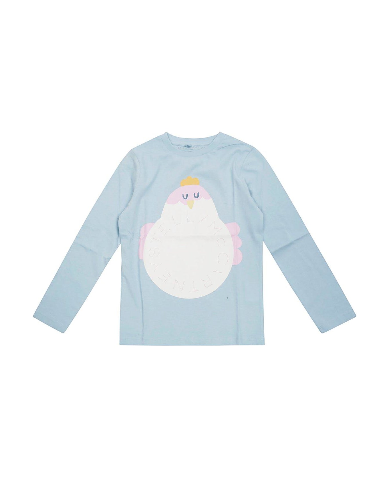 Stella McCartney Graphic Printed Crewneck T-shirt - Azzurro