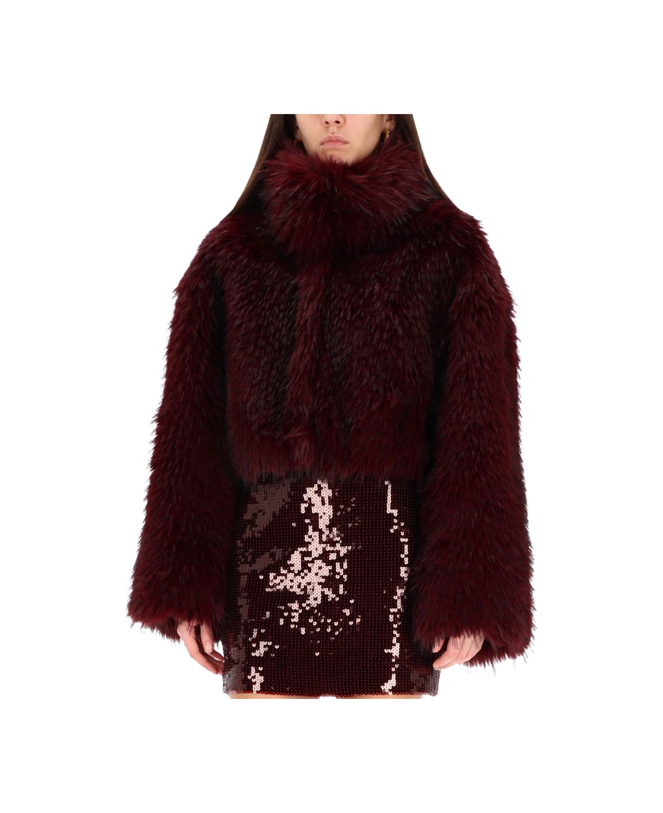 Rotate by Birger Christensen Short Jacket - BORDEAUX