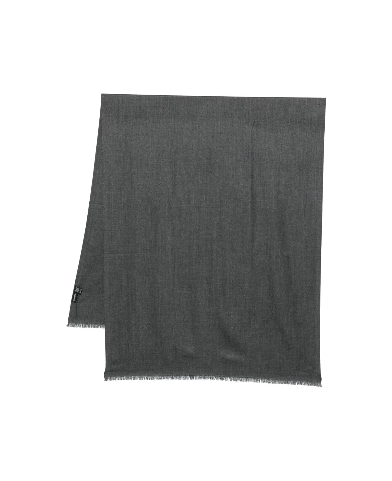 Tom Ford Fringed Scarf - Grey