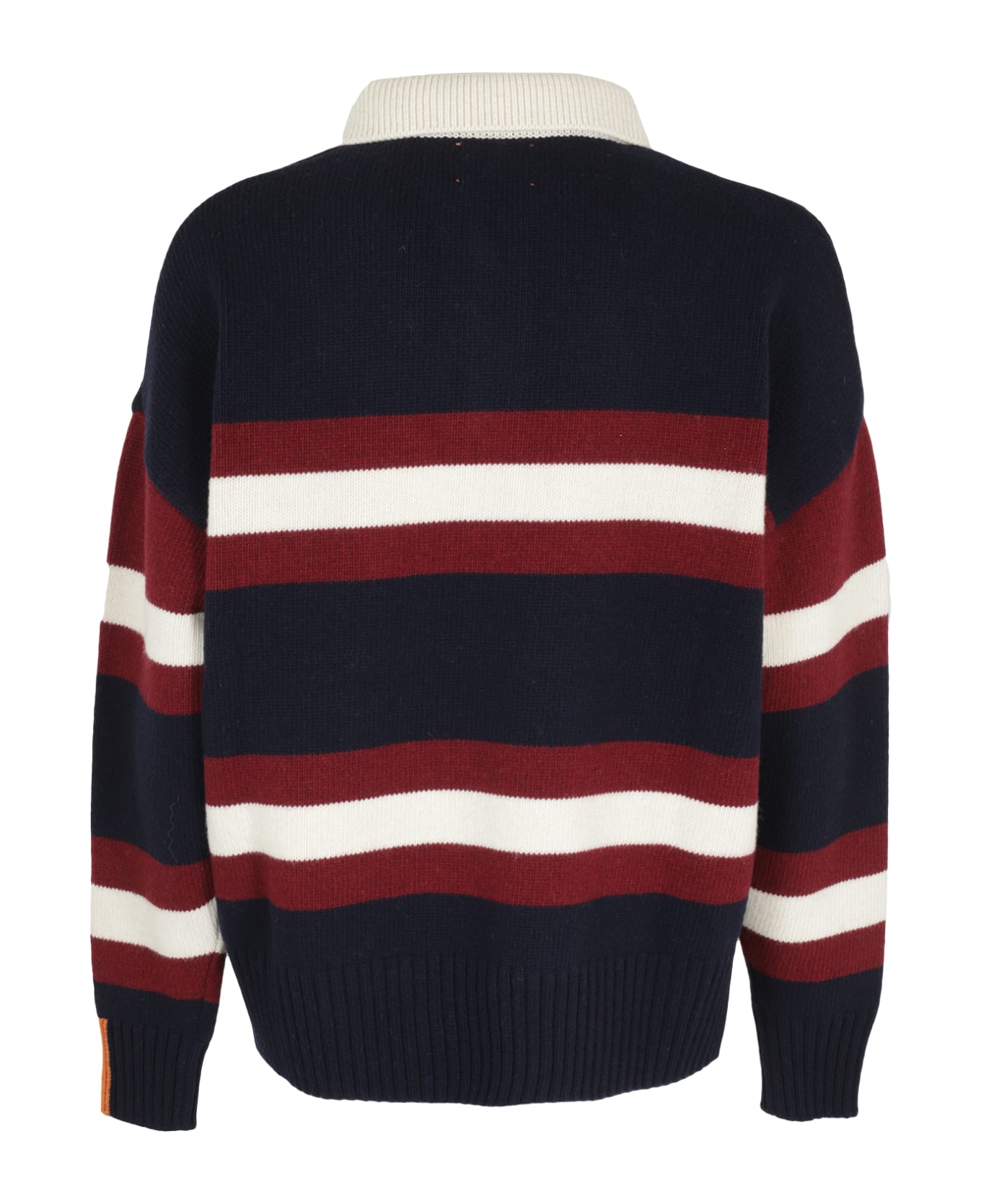 Right For Polo Righe - Navy Bordeaux