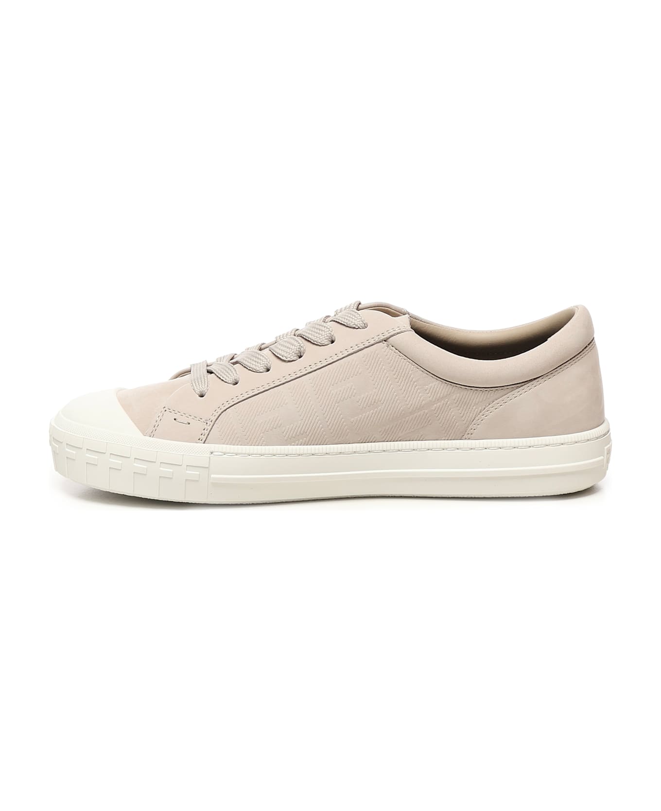 Fendi Domino Low Sneakers - Beige