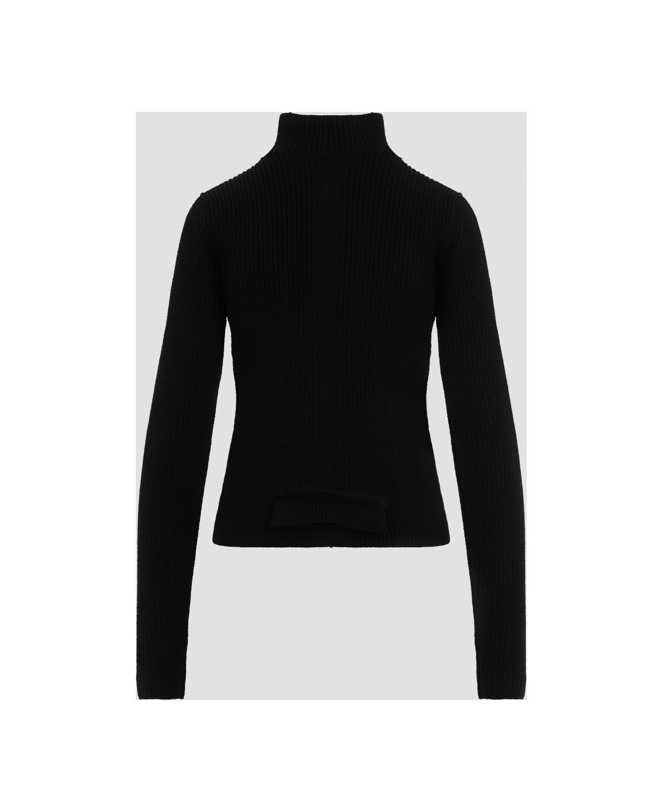Rick Owens Ehadon Dbl Pullover - Black