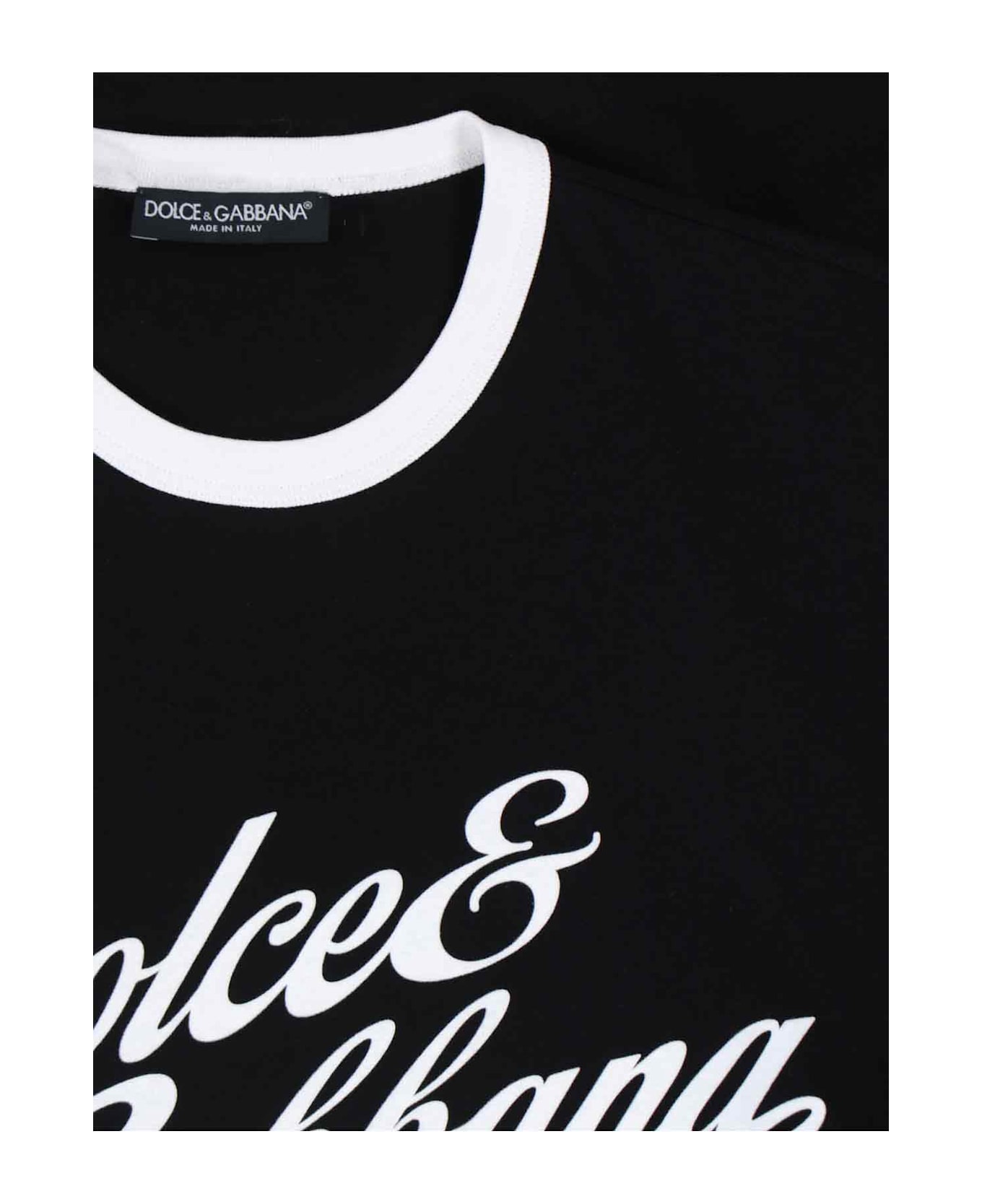 Dolce 
Gabbana Logo T-shirt - Black  