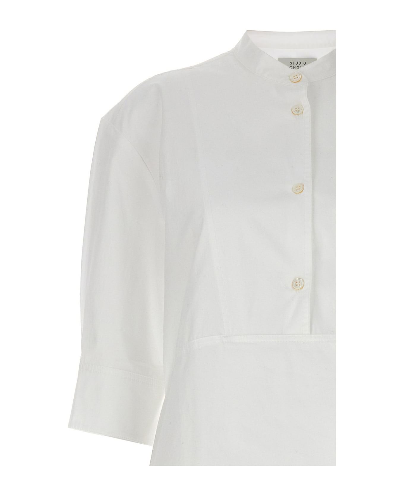 Studio Nicholson 'sabo' Dress - White ワンピース＆ドレス