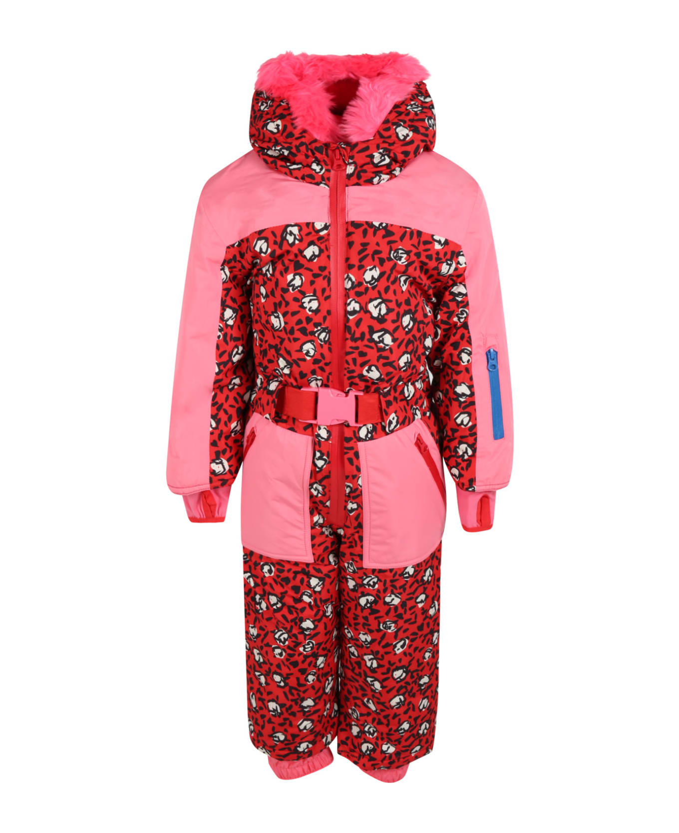 Marc Jacobs Red Snow Suit For Girl - Red