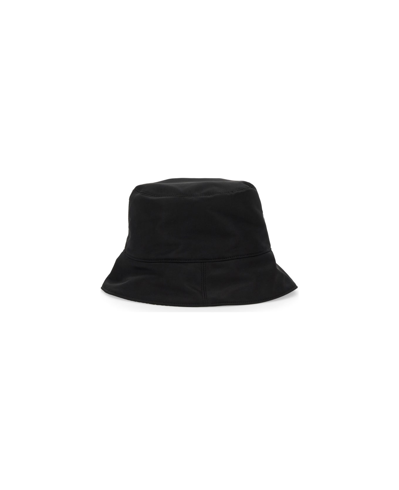 Off-White Bucket Hat With Logo - BLACK