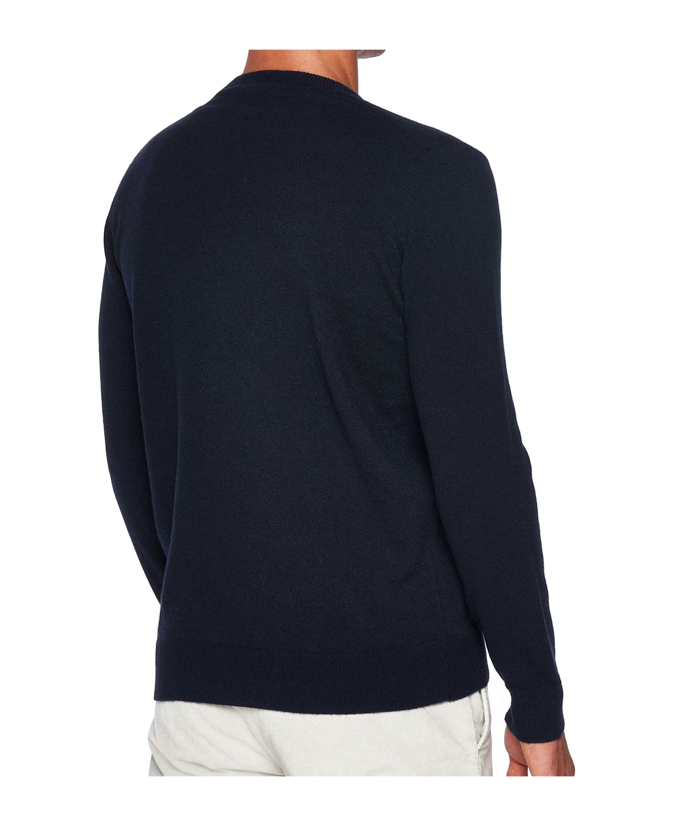 Kangra Blue Wool And Cashmere Sweater Kangra