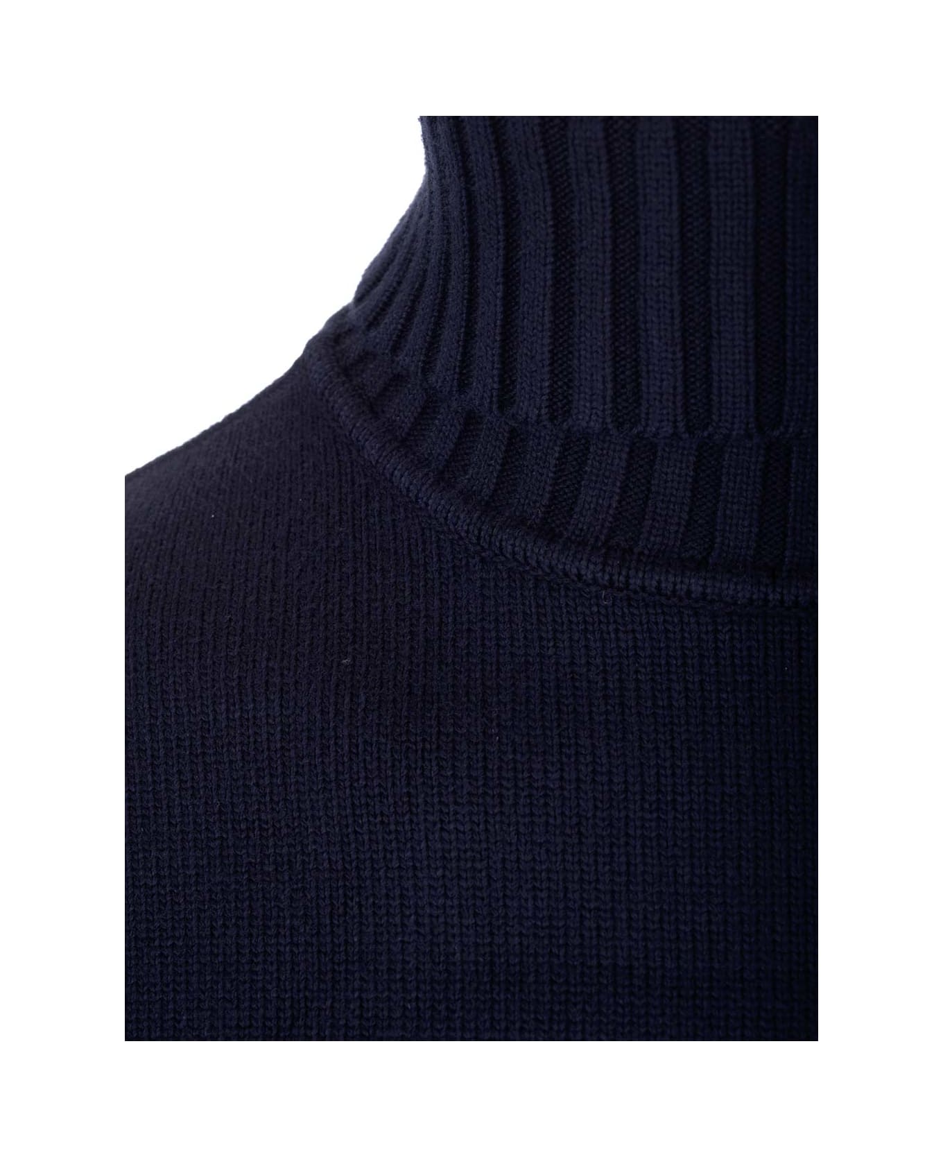 Stone Island Turtleneck Sweater - blue ニットウェア