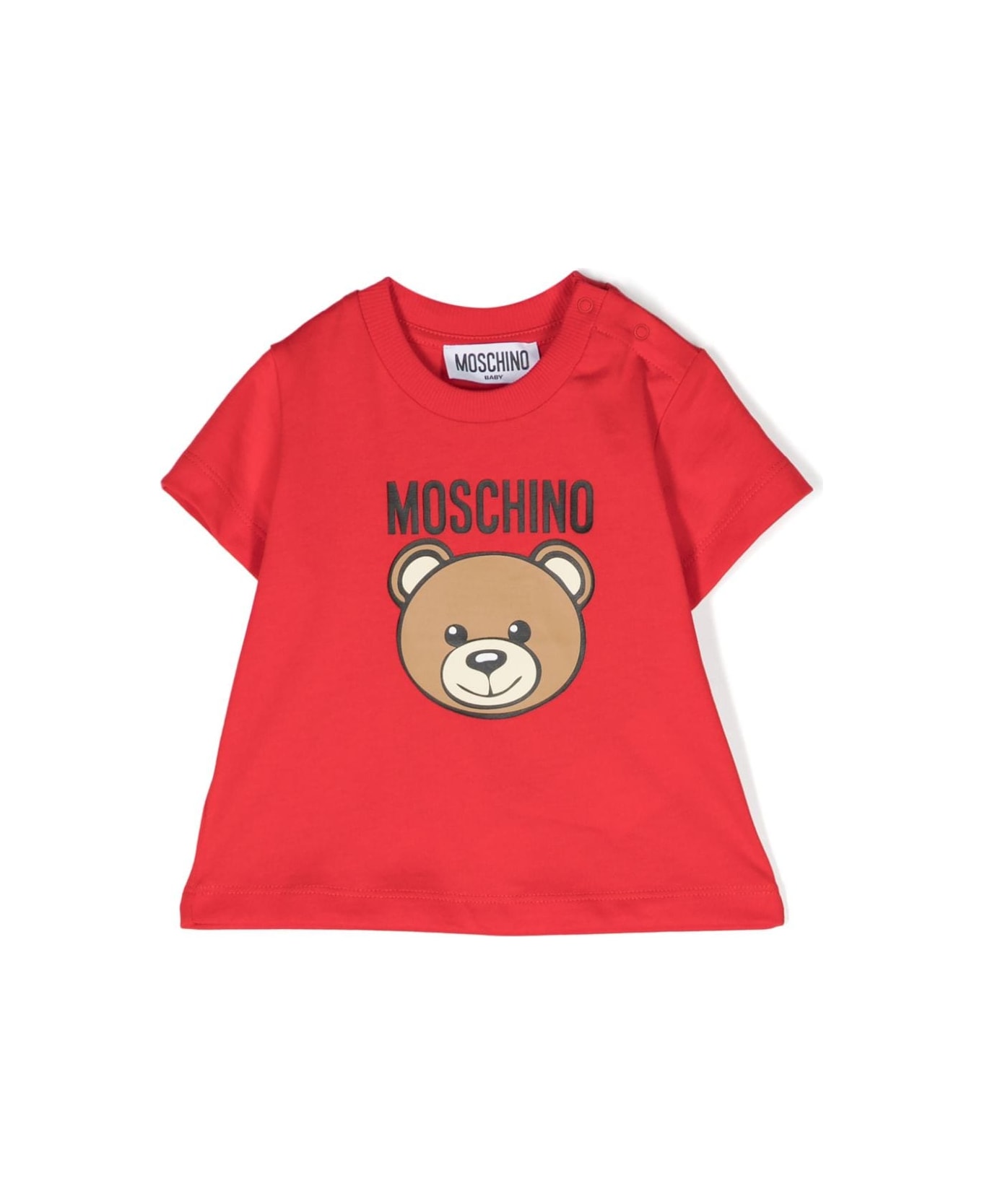 Moschino T-shirt Teddy Bear - Red Tシャツ＆ポロシャツ