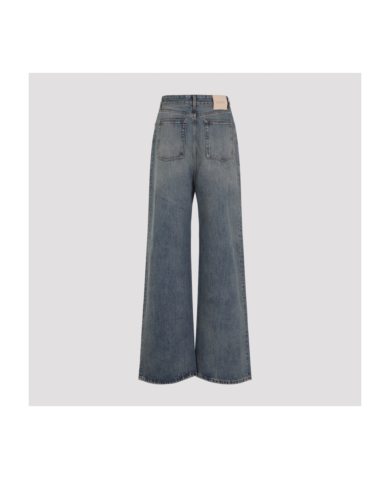 Loewe Wide Leg Jeans - Washed Denim