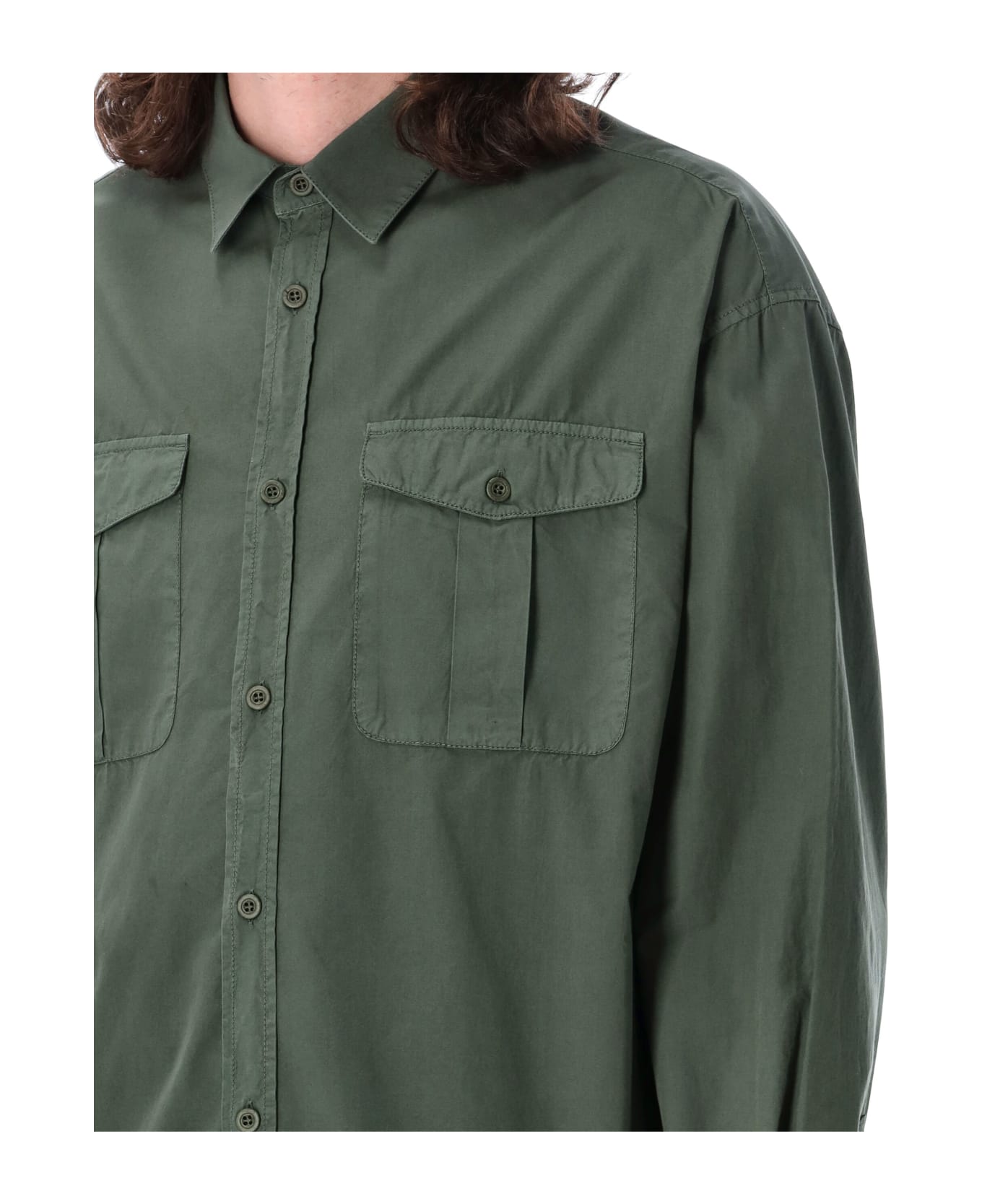 Emporio Armani Casual Shirt - GREEN シャツ